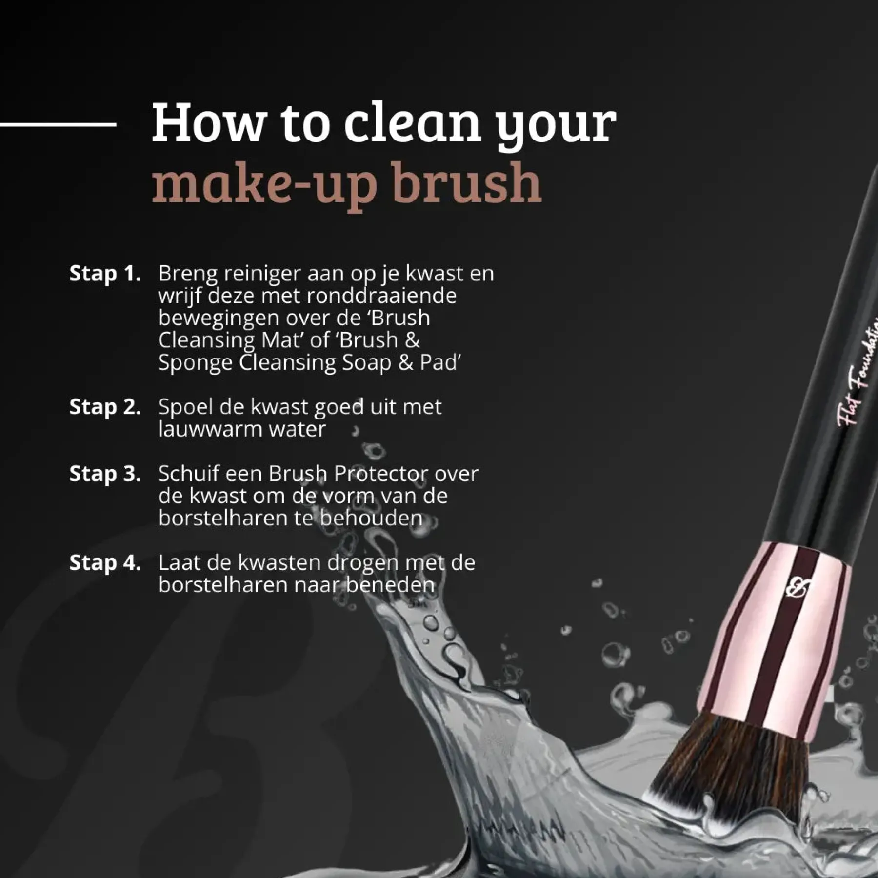 Hot UP17 Flat Foundation Brush Foundation|Tön Mehr