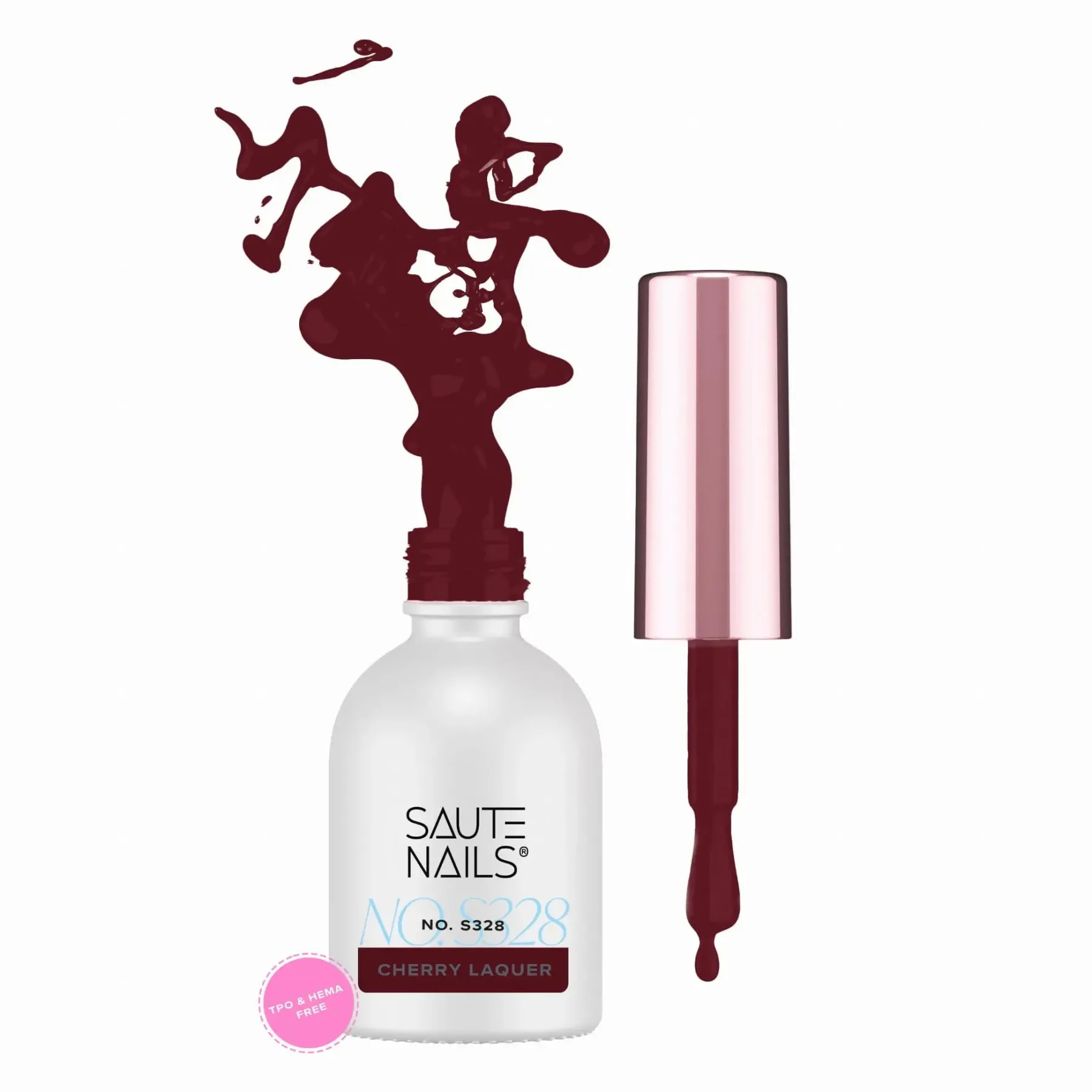 Clearance UV Gelpolish S328 Cherry Laquer Veganer Nagellack|Hema-Frei