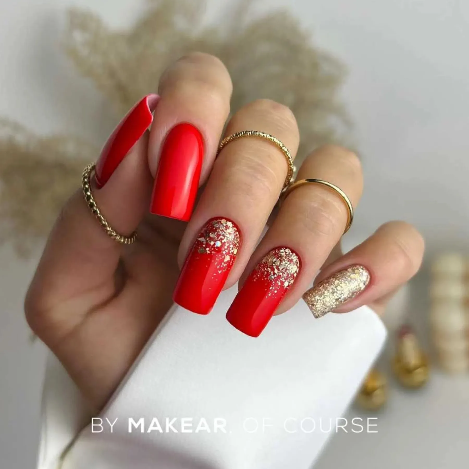 Online UV Gel Polish S57 Gold Star Veganer Nagellack|Hema-Frei
