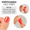 New UV Gel Strips Glitter Punch 3. Nail Wraps