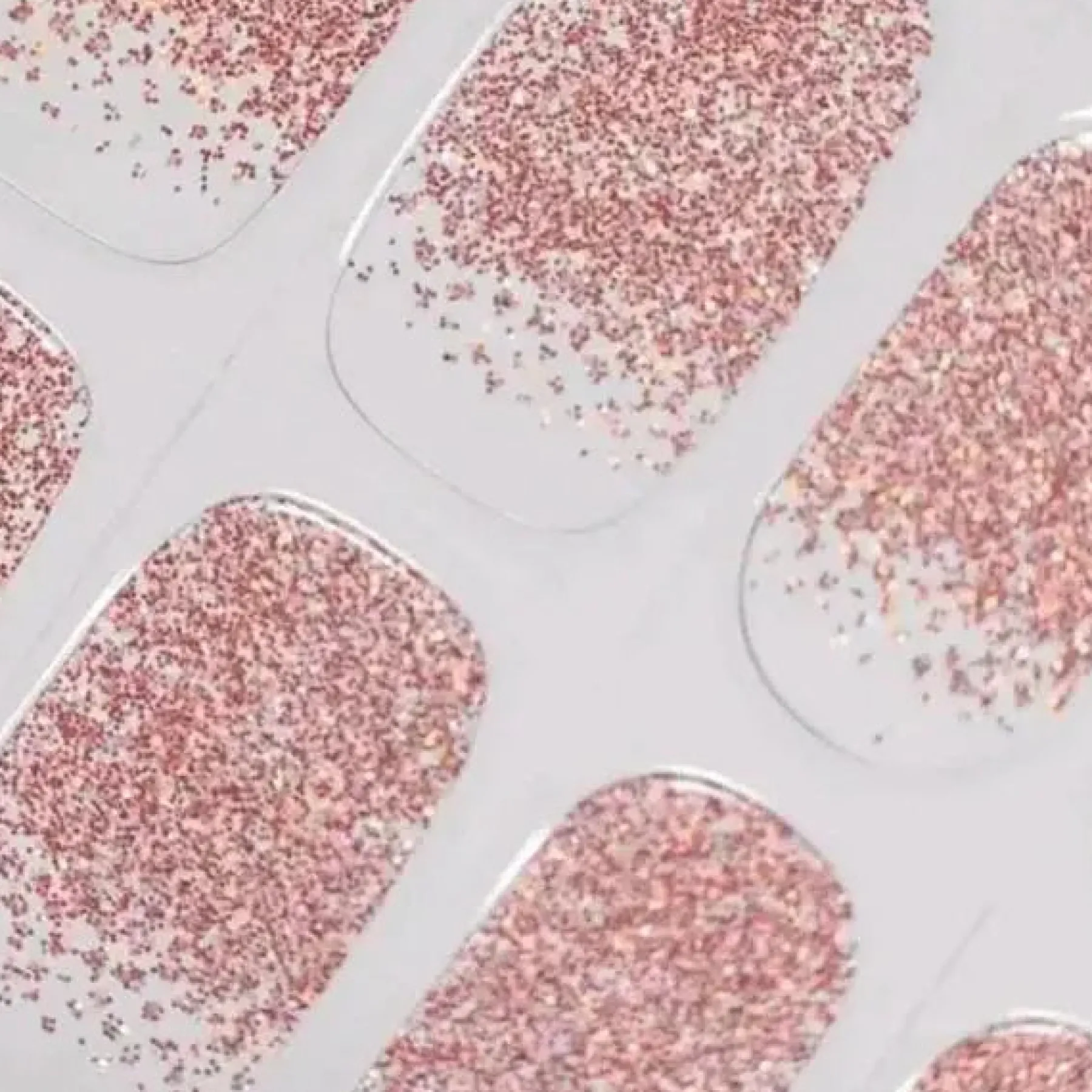 New UV Gel Strips Glitter Punch 3. Nail Wraps