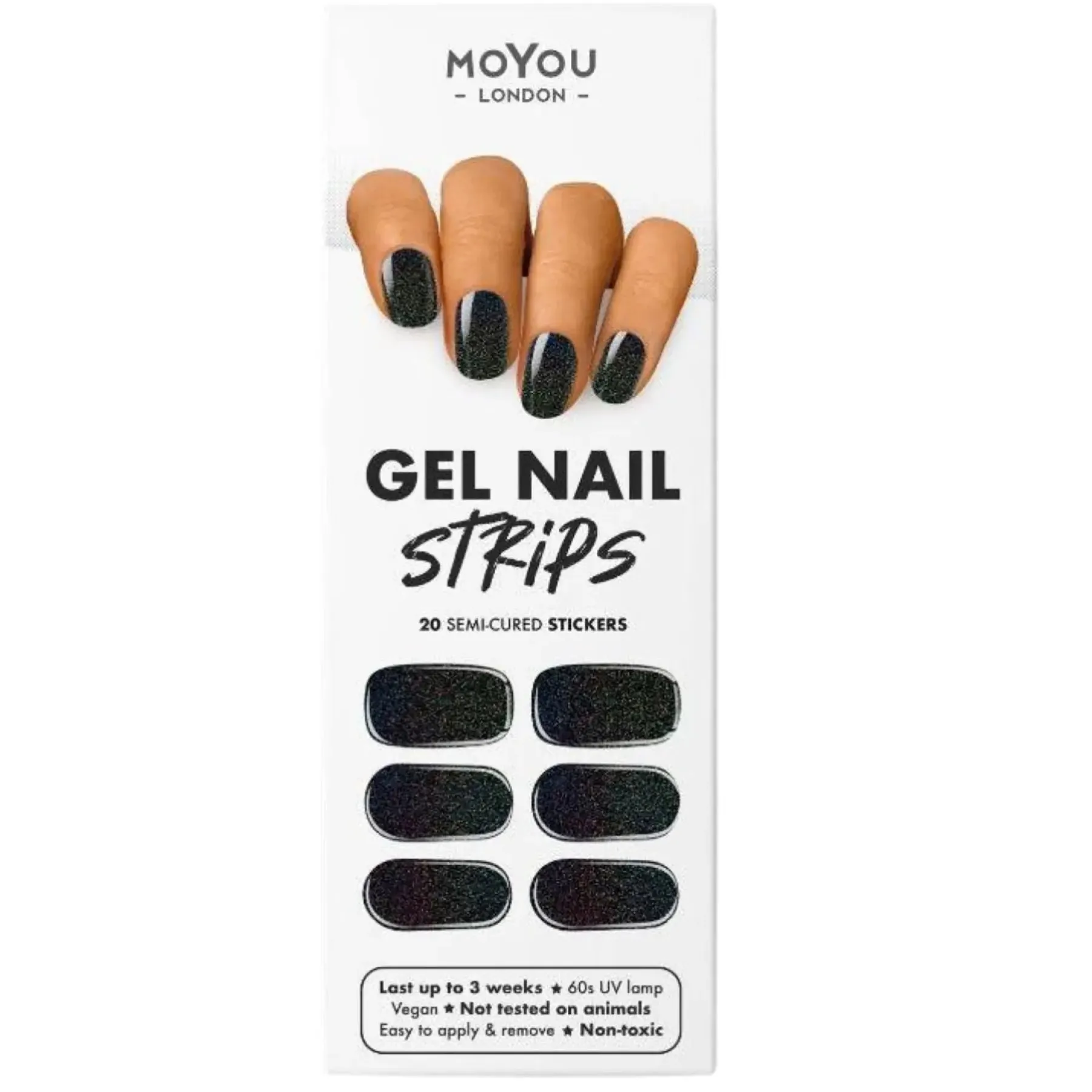 Hot UV Gel Strips Magic Cocoa 3. Nail Wraps