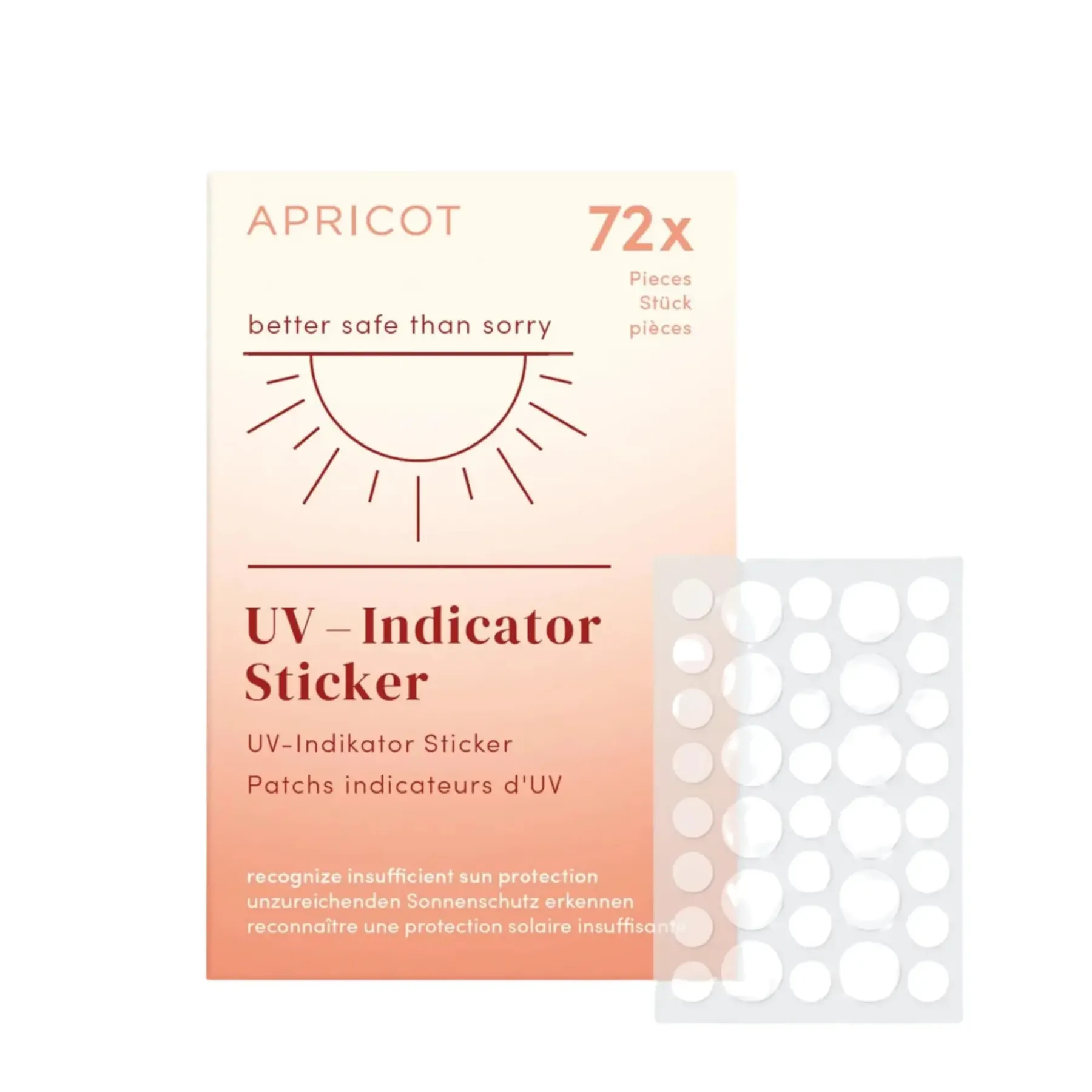 Clearance UV Indicator Patches Vegan Pflege|Vegan Tanning