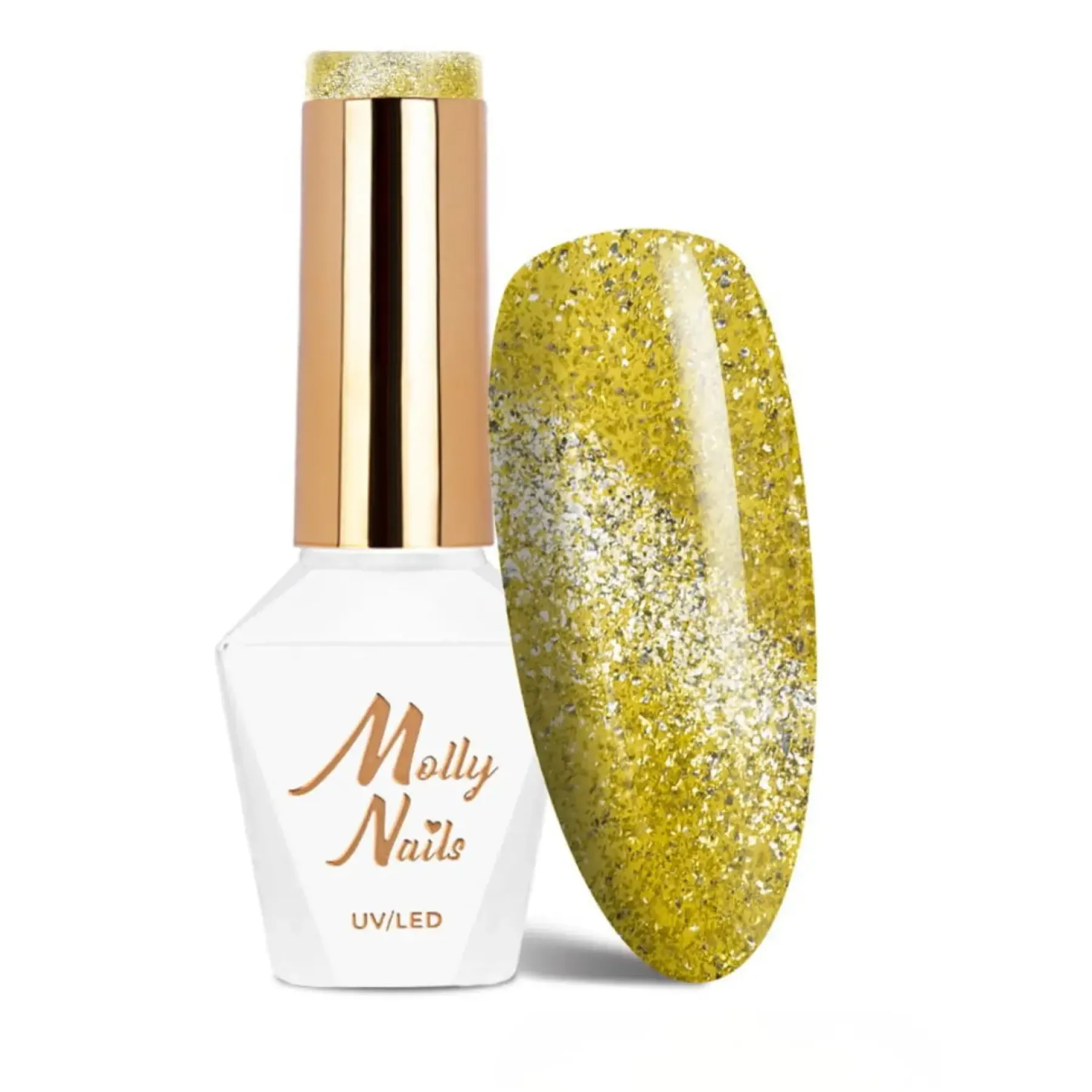Online UV/LED Gel Polish Cat Eye Glacier Crush Nr 256 Golden Veganer Nagellack|Cat Eye Gellack