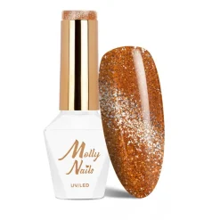 UV/LED Gel Polish Cat Eye Glacier Crush Nr 255 Copper Veganer Nagellack|Cat Eye Gellack