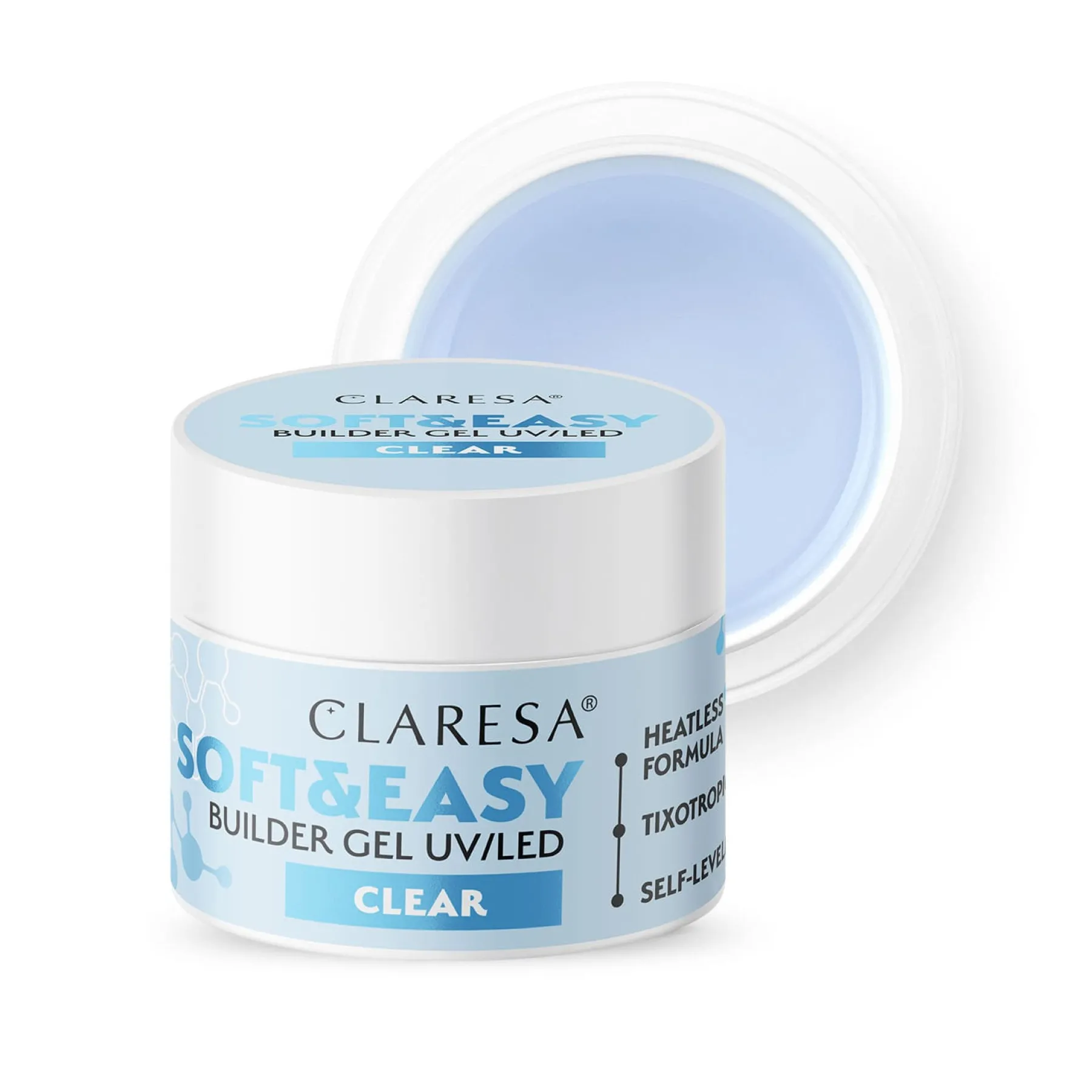 New UV/LED Hard & Easy Builder Gel Clear 12g 4. Builder Gels|Veganer Nagellack