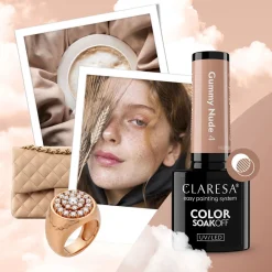 UV/LED Nail Polish Nude Glow Gummy Nude 4 Veganer Nagellack|5. Gellak