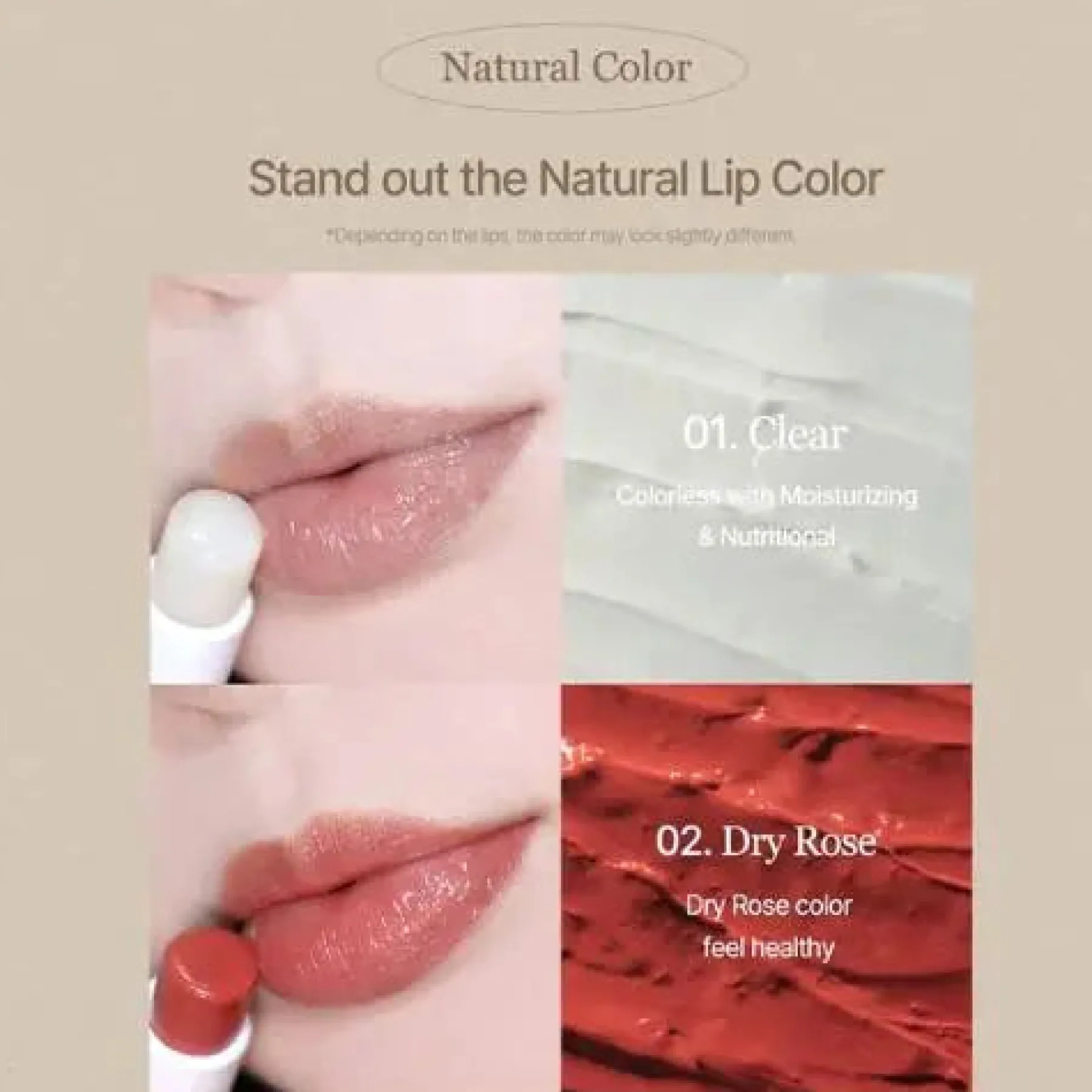 New Vegan Melting Lip Balm 02. Dry Rose Vegan Pflege|Lippenbalsam