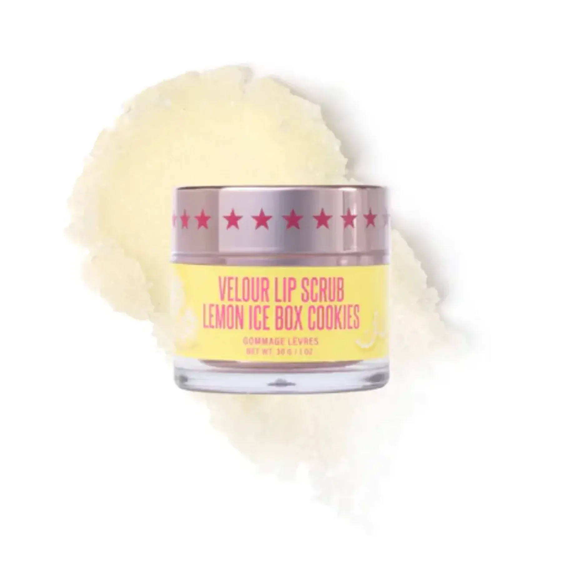 New Velour Lip Scrub Lemon Icebox Cookie Vegan Pflege|Lippenbalsam