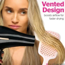 New Vented Paddle Blow Dry Hair Brush Haarborstels & Kammen
