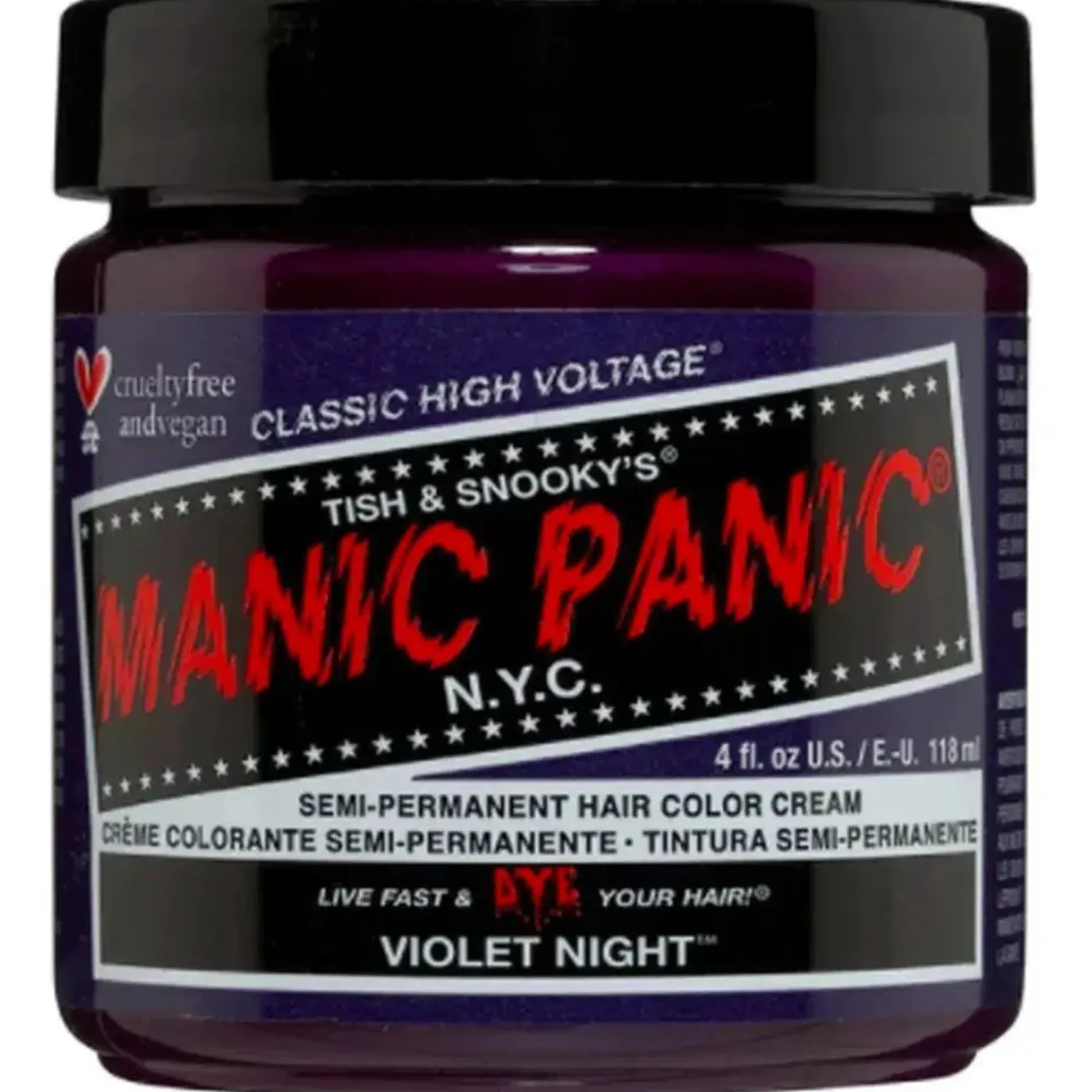 Best Violet Night Hair Color Haarfärbemittel|Vegane Haarpflege