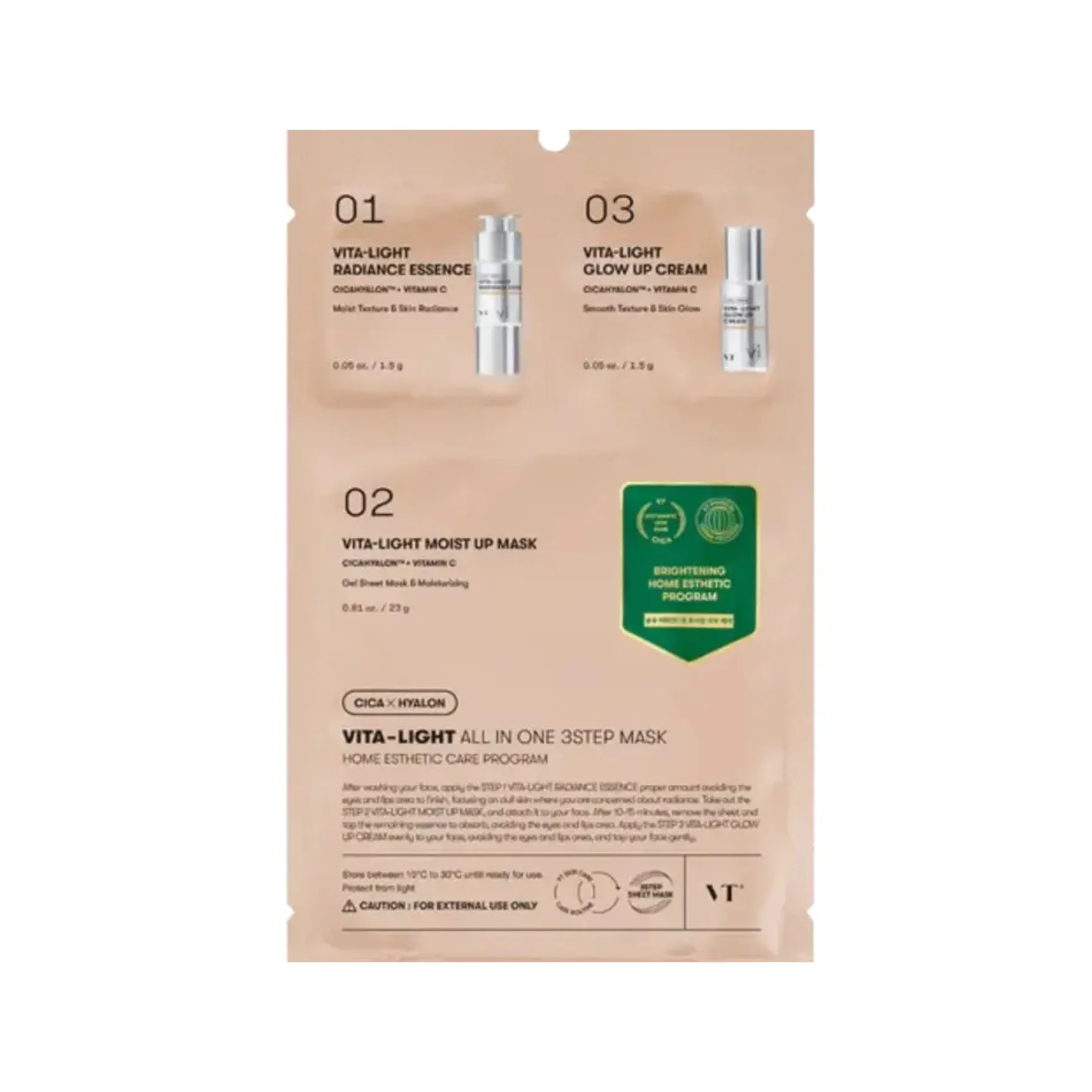 Sale Vita-light All In One 3 Step Mask Hauptzutat|Gesichtsmasken