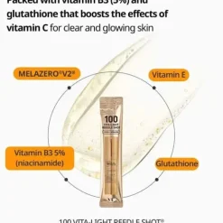 Clearance 100 Vita-Light Reedle Shot 10x2 ml. Beruhigendes Serum|Feuchtigkeitsspendendes Serum