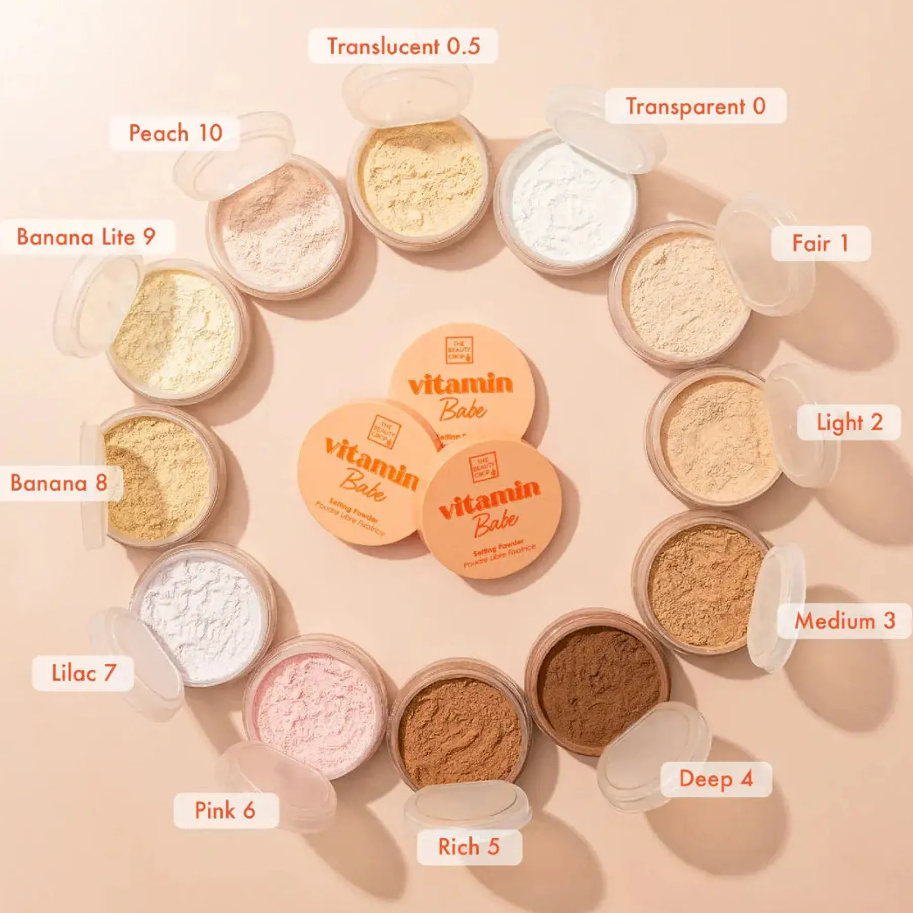 Online Vitamin Babe Setting Powder Pink Make-Up Puder|Vegane Makeup Puder