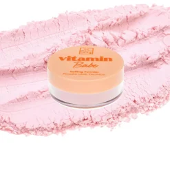 Online Vitamin Babe Setting Powder Pink Make-Up Puder|Vegane Makeup Puder