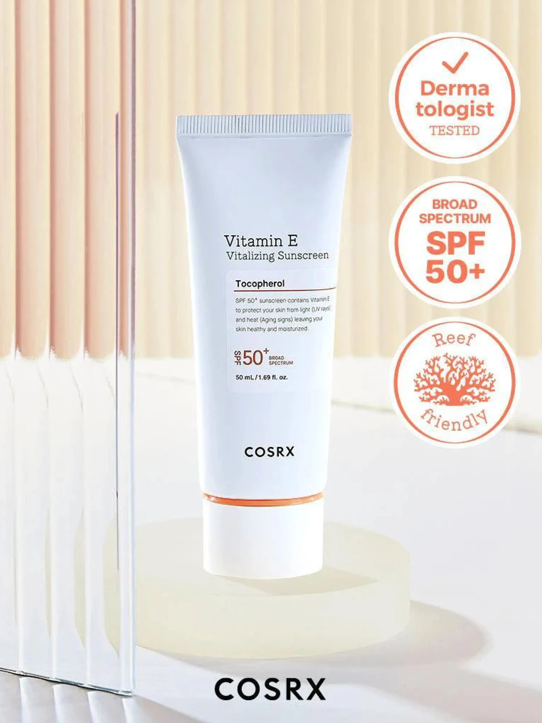 Clearance Vitamin E Vitalizing Sunscreen SPF 50+ Alle Korean Skincare|Spf50