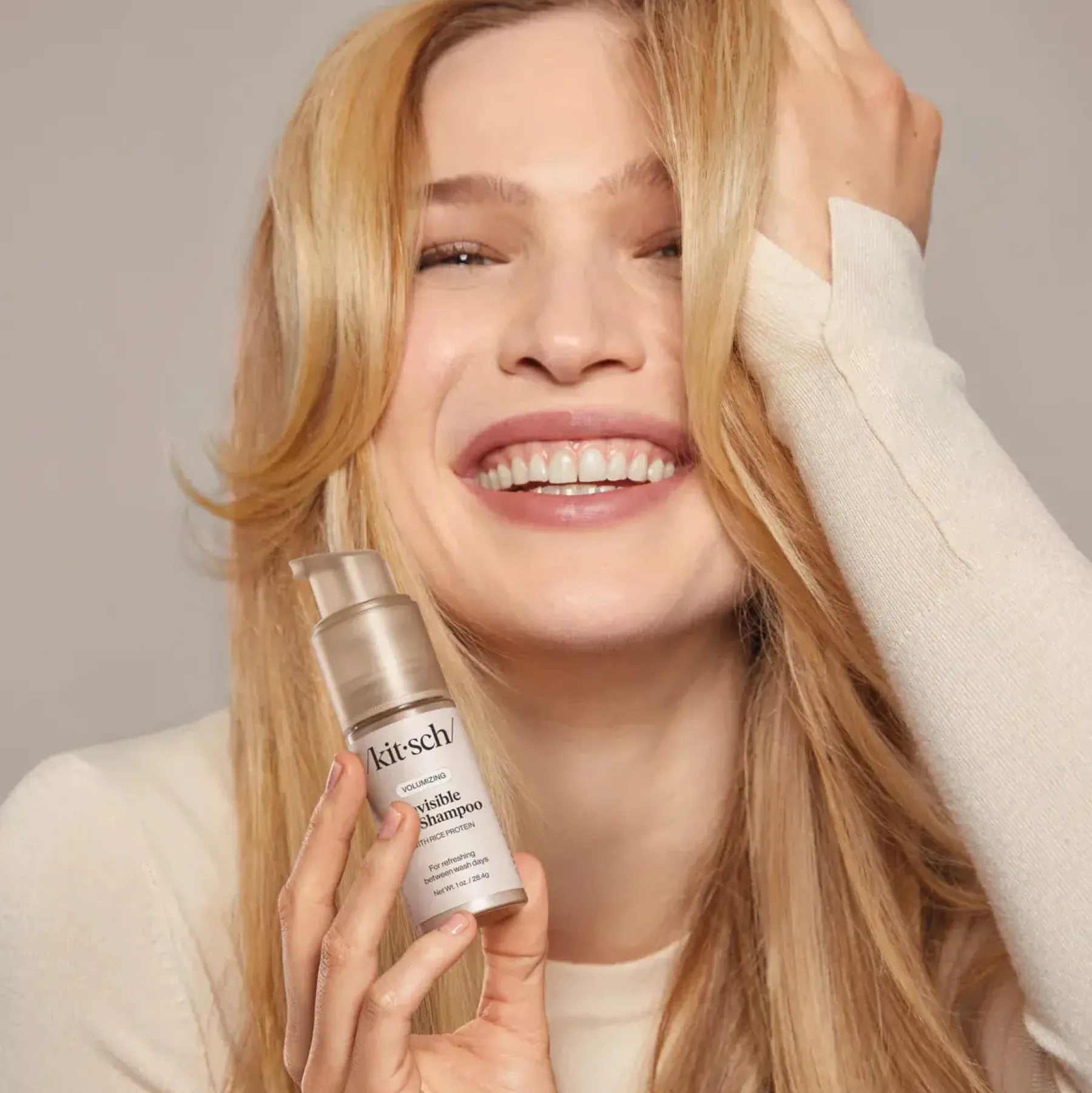 Online Volumizing Rice Protein Dry Shampoo Invisible Hauptzutat|Hoofdingrediënt Haircare
