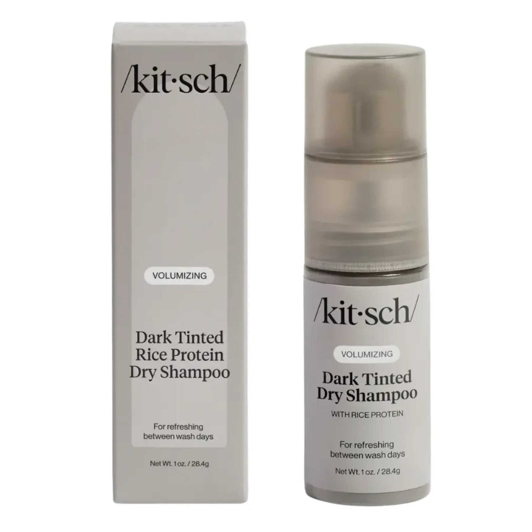 Clearance Volumizing Rice Protein Dry Shampoo Dark Tinted Hauptzutat|Hoofdingrediënt Haircare