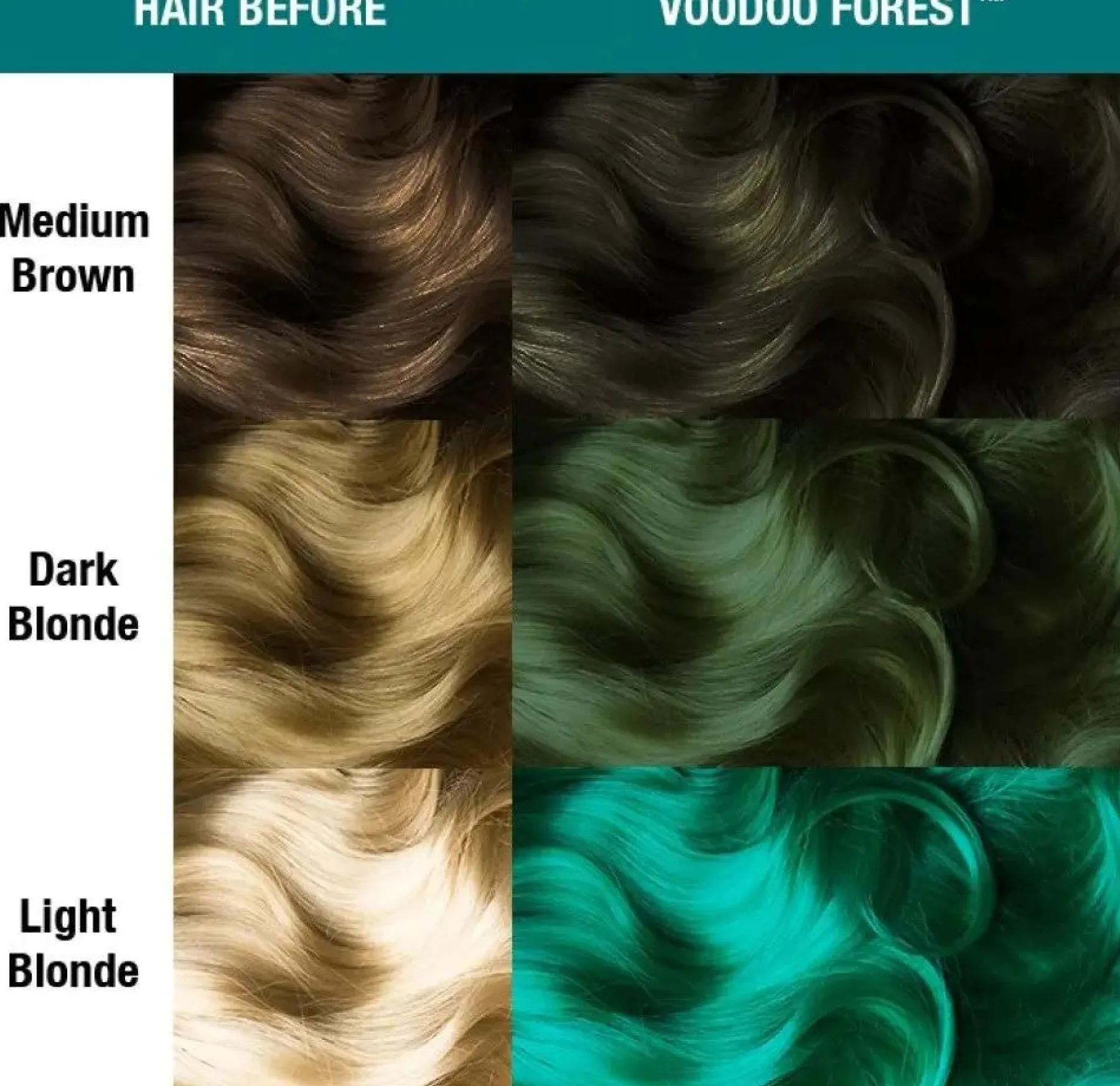 Clearance Voodoo Forest Hair Color Haarfärbemittel|Vegane Haarpflege