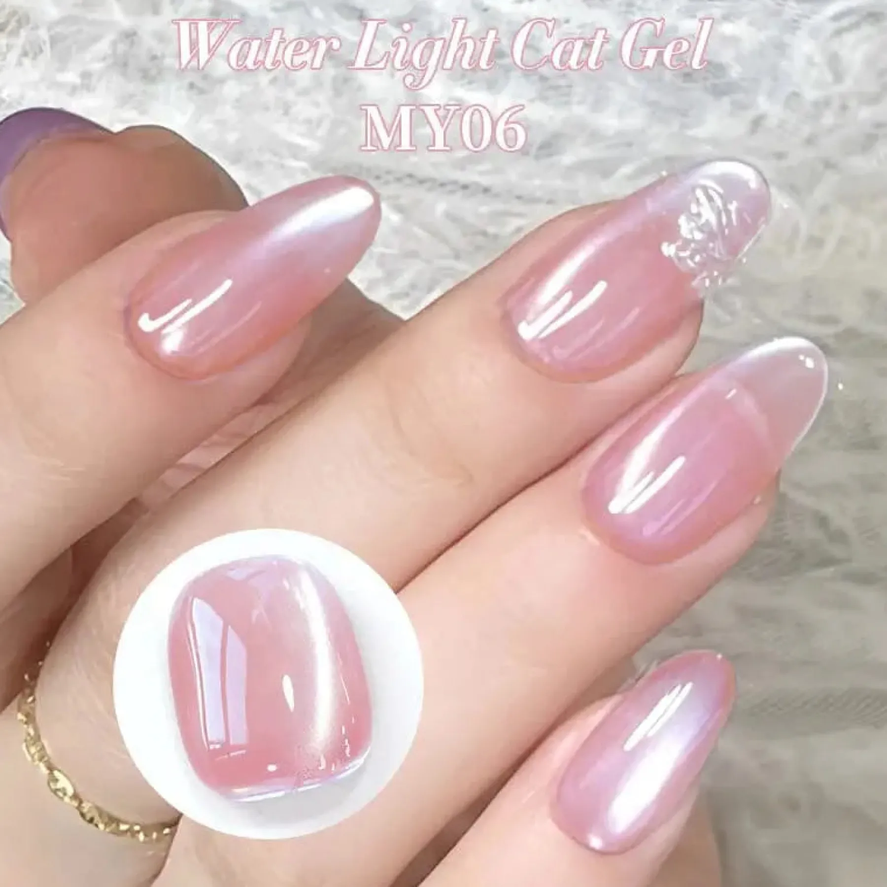Online Water Light Cat Magnetic Gel MY06 Cat Eye Gellack|Hema-Frei