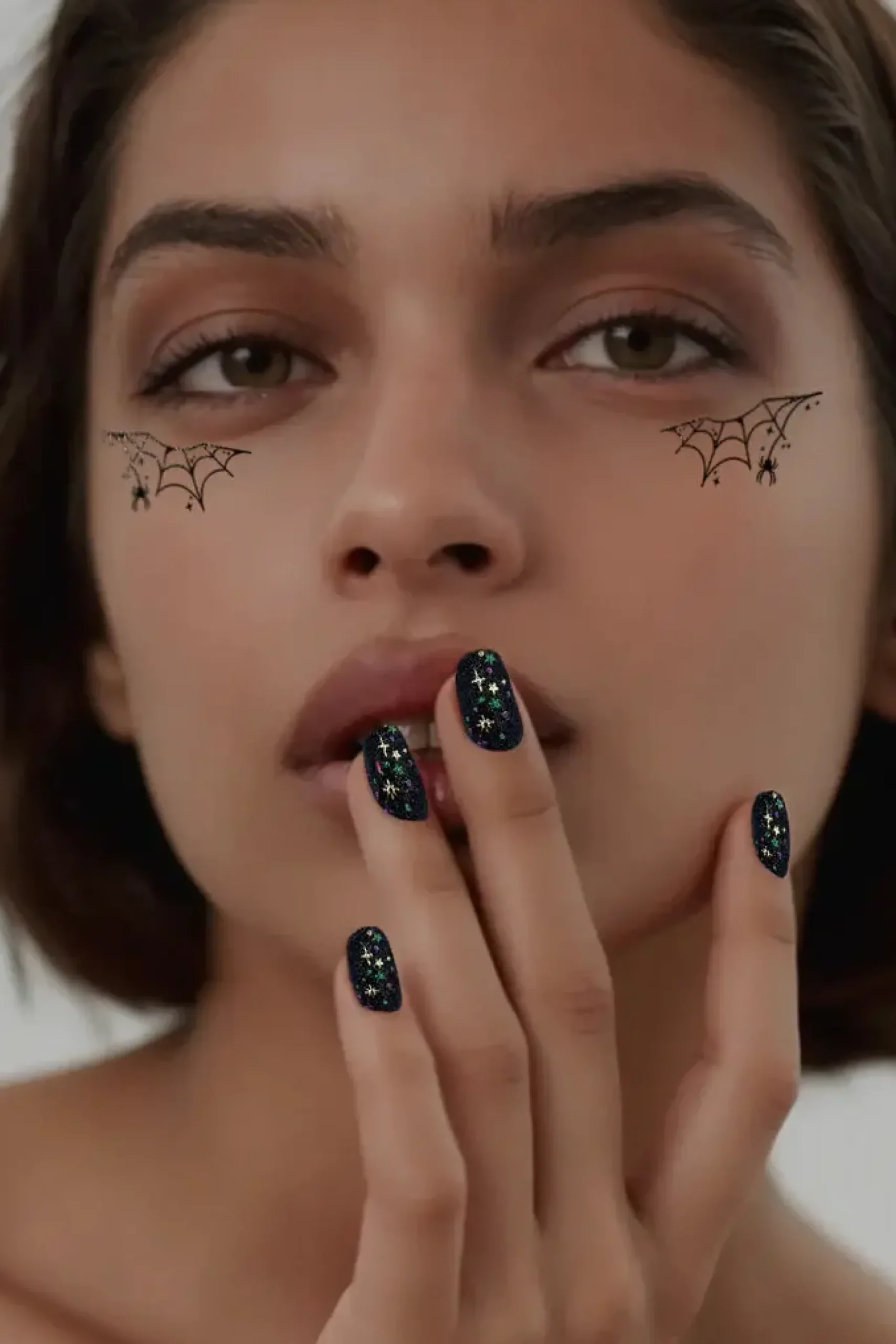 Clearance Webbed Speckles Face Jewels