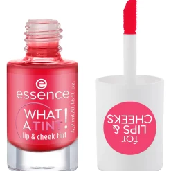 New What A Tint! Lip & Cheek Tint 02 Coral Sunset Rouge