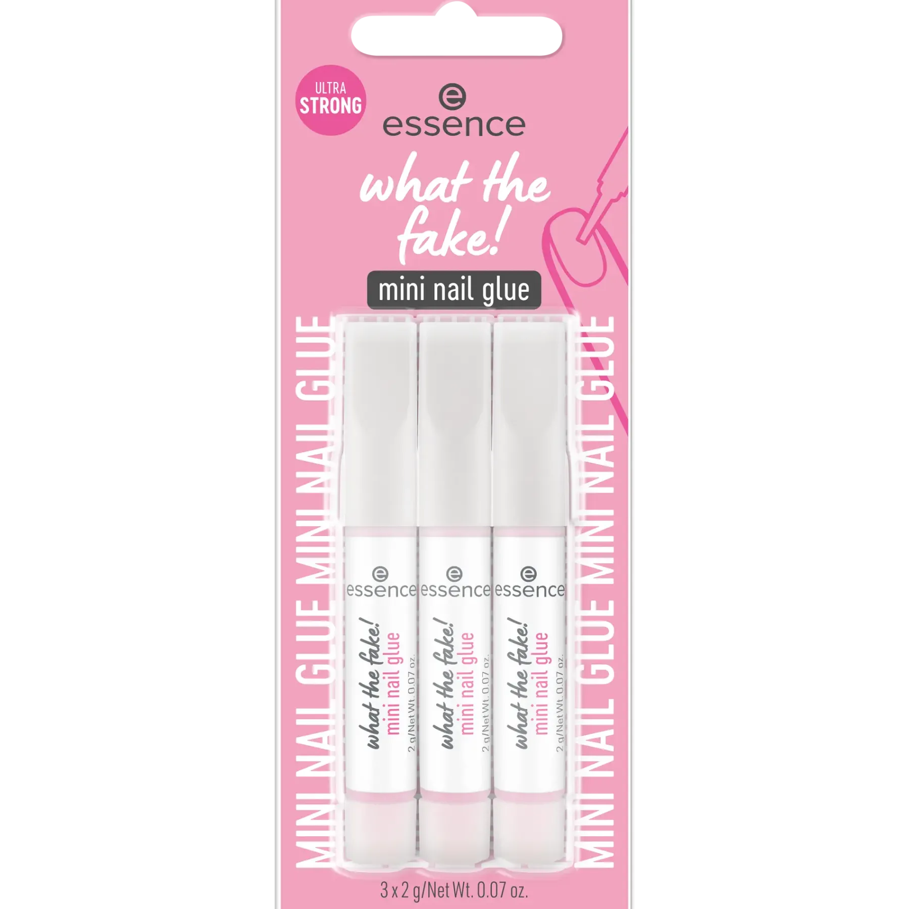 Hot What The Fake! Mini Nail Glue 01 Veganer Nagellack|Nagelkleber