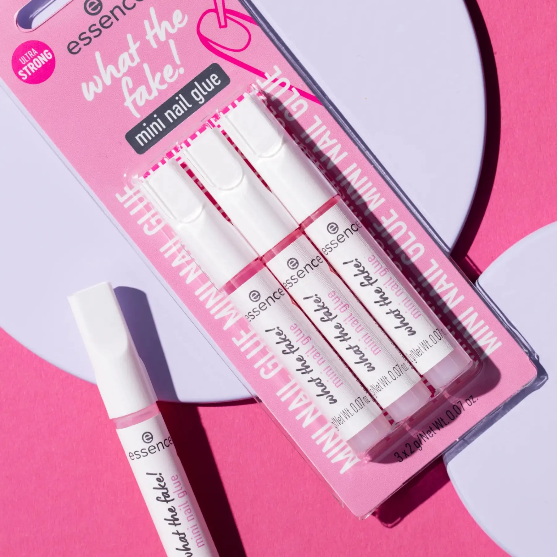 Hot What The Fake! Mini Nail Glue 01 Veganer Nagellack|Nagelkleber