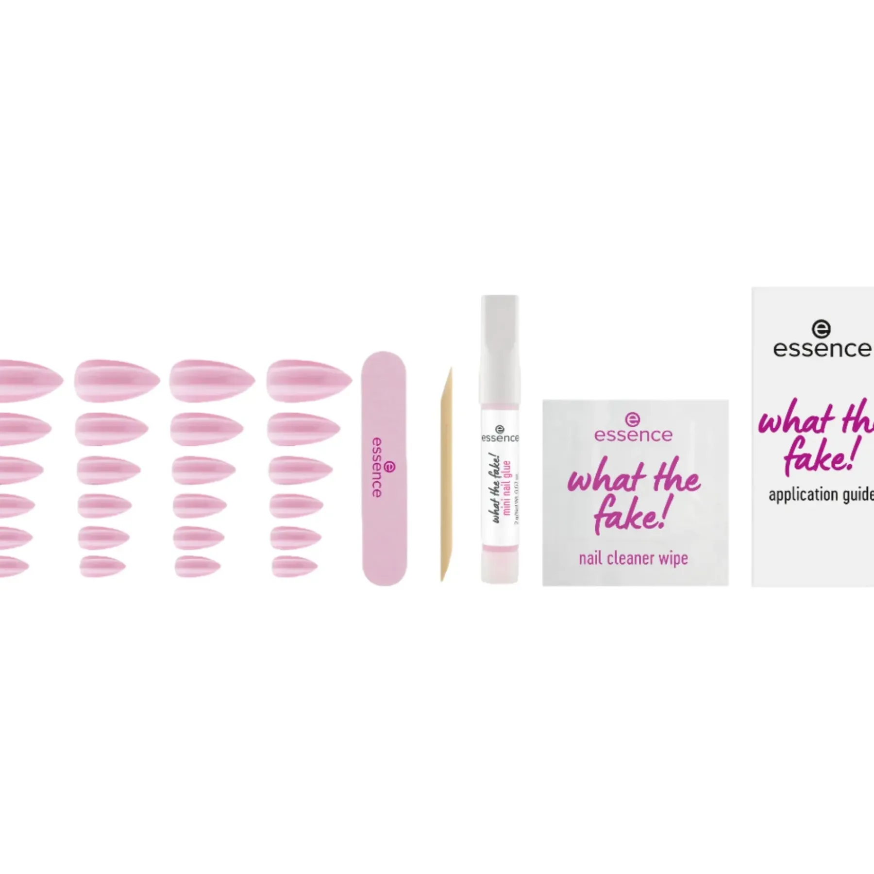 Outlet What The Fake! Press-on Nails Manicure Set 02 Cat Eye Künstliche Nägel|Veganer Nagellack