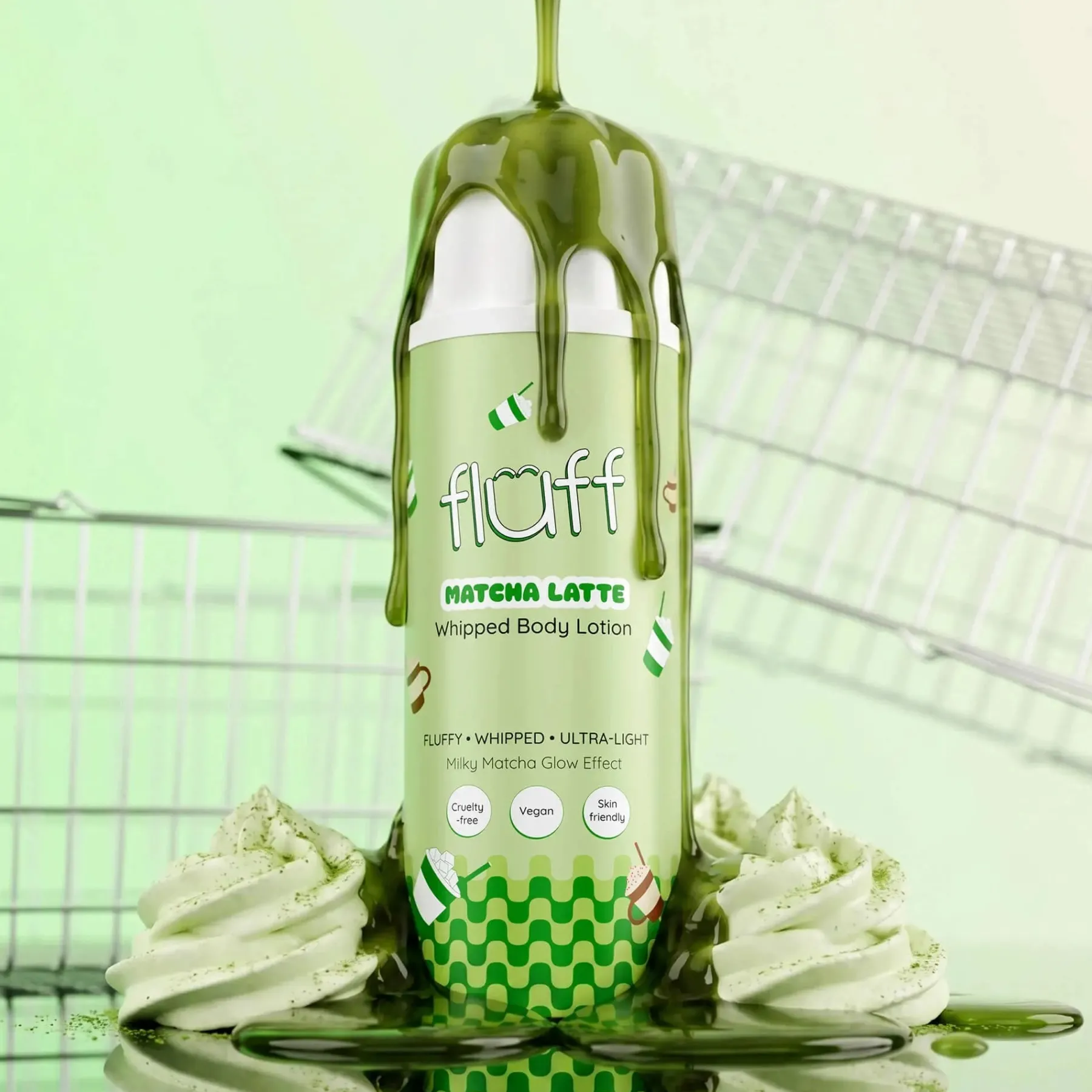 Online Whipped Body Lotion Matcha Latte Everything Shower|Körperlotion