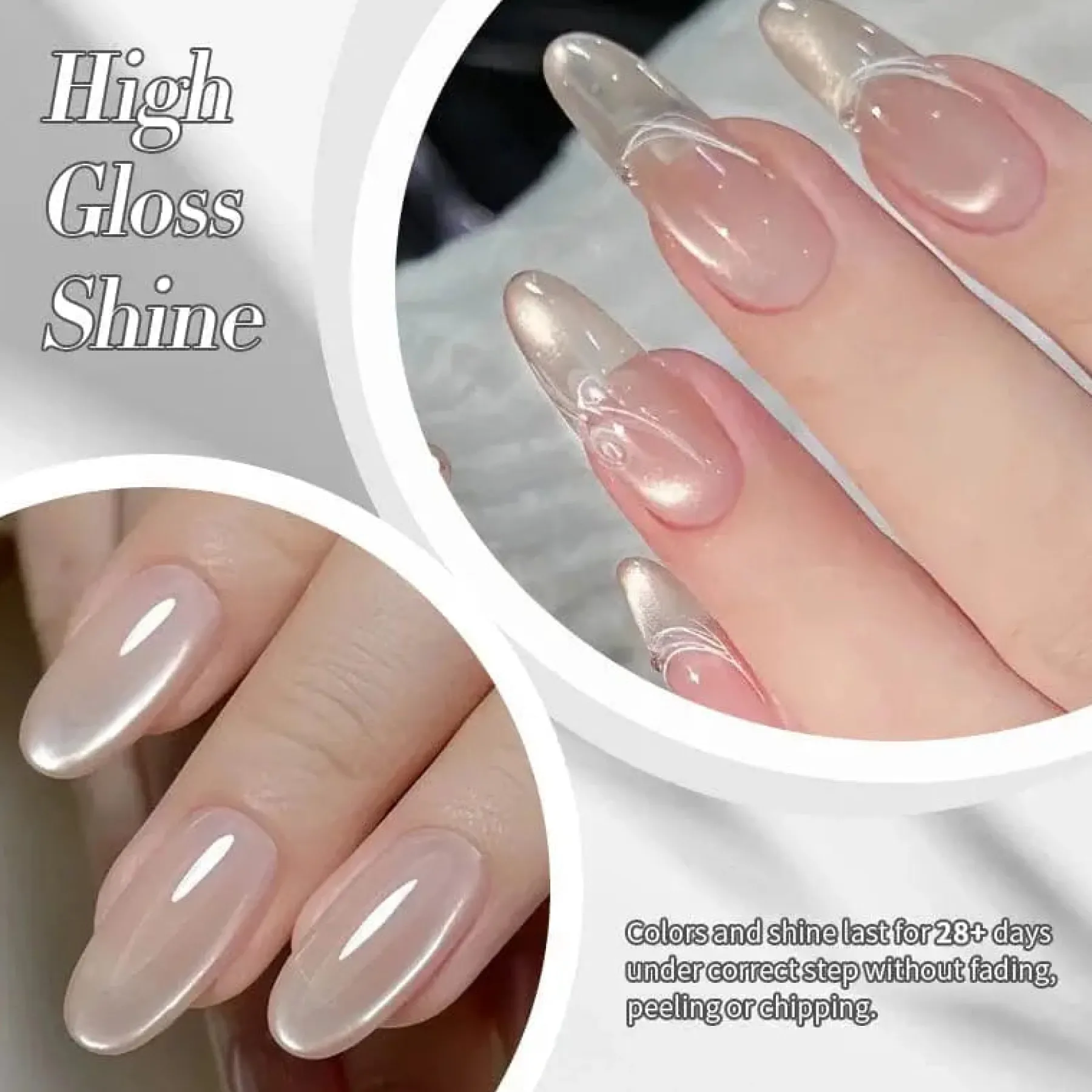 Sale White Cat Magnetic Gel MY77 Veganer Nagellack|Cat Eye Gellack