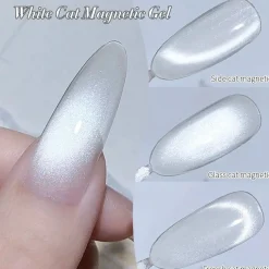 Sale White Cat Magnetic Gel MY77 Veganer Nagellack|Cat Eye Gellack