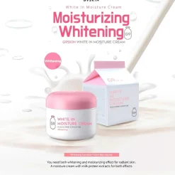 White In Moisture Cream Alle Korean Skincare|Feuchtigkeitscremes