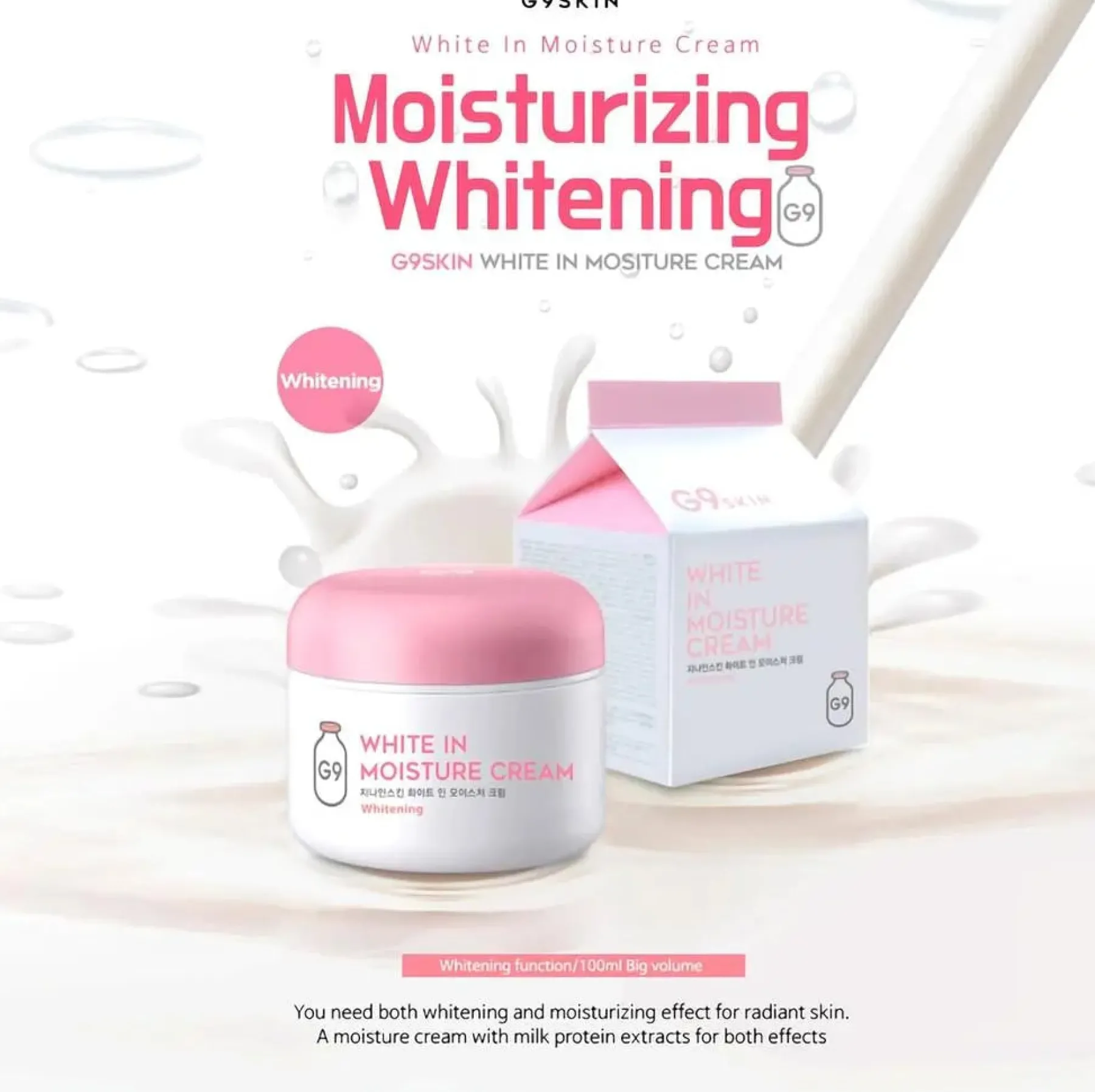 White In Moisture Cream Alle Korean Skincare|Feuchtigkeitscremes