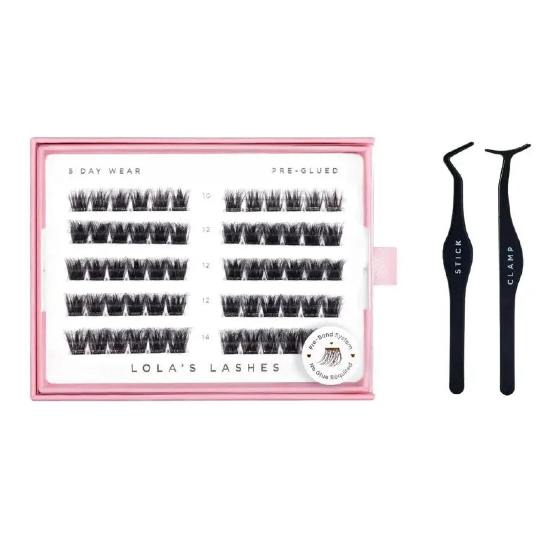 Hot Wispy Volume Pre-Glued Lashes Set Makeup Sets|Künstliche Wimpern