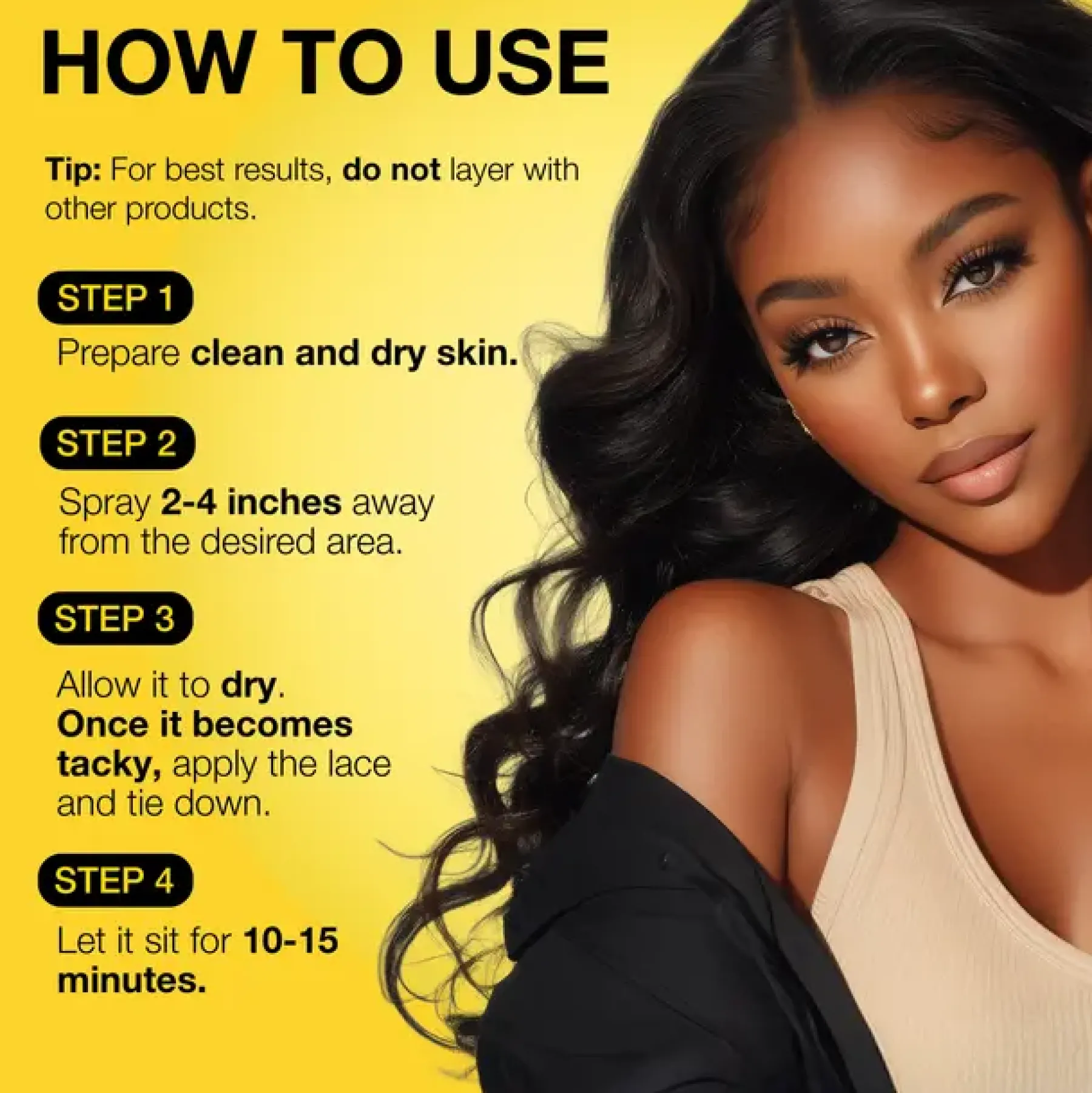 Best Wonder Bond Spray Mega Yellow Curly & Coily Accessories|Perücken & Extensions