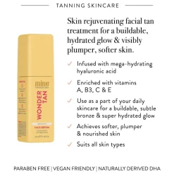 Hot Wonder Tan Bronzing Face Serum Vegan Tanning