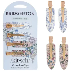 Discount x Bridgerton Creaseless Clips Toile In Bloom Haarpflege-Routinen & Sets|Haarspangen & -Clips