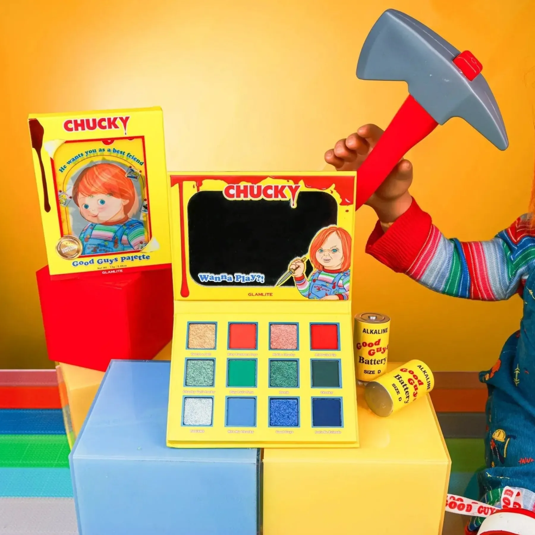 Outlet x Chucky Good Guys Palette Lidschatten|Vegane Lidschatten