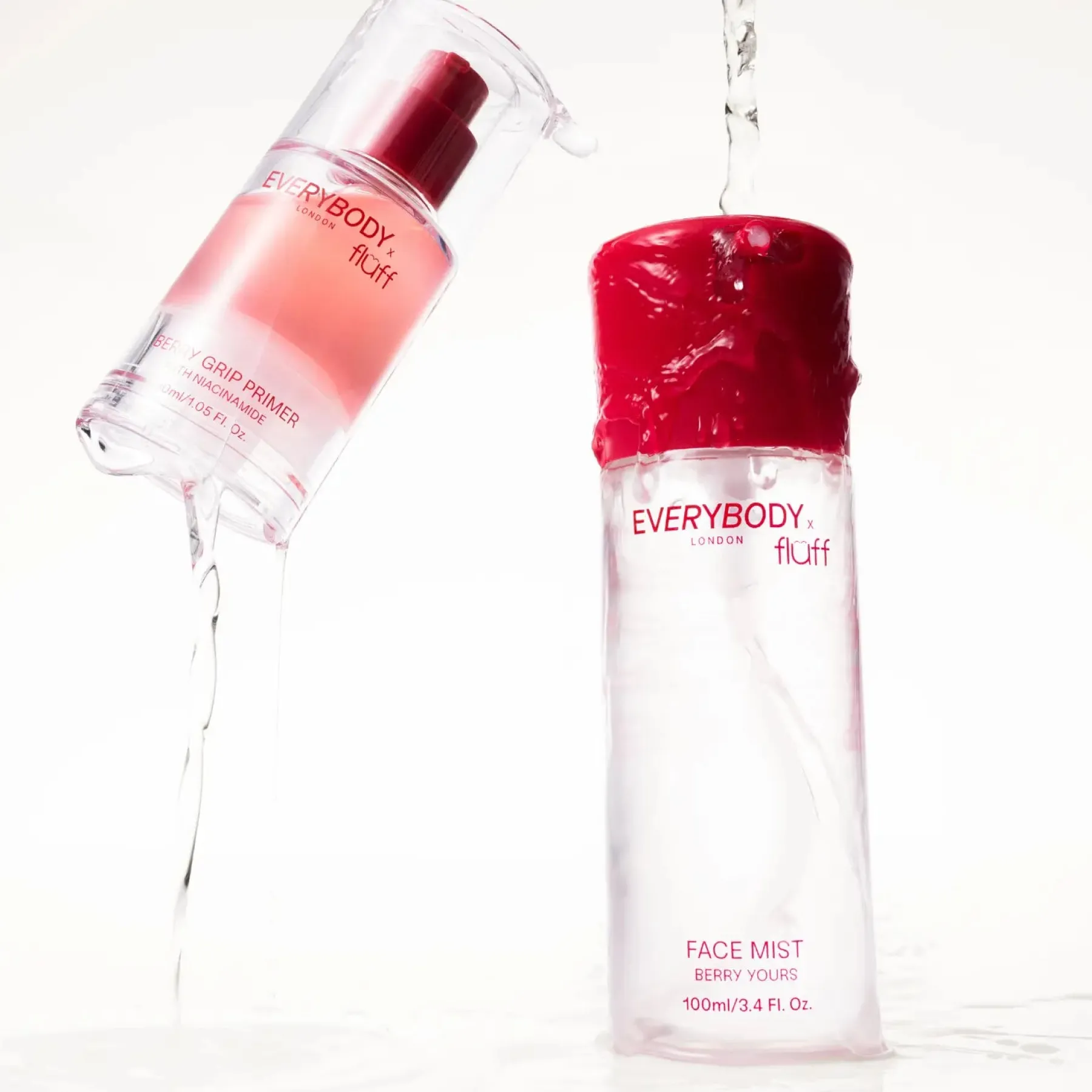 Sale X Fluff Berry Grip Primer with Niacinamide Make-Up Primer|Vegan Makeup Primer
