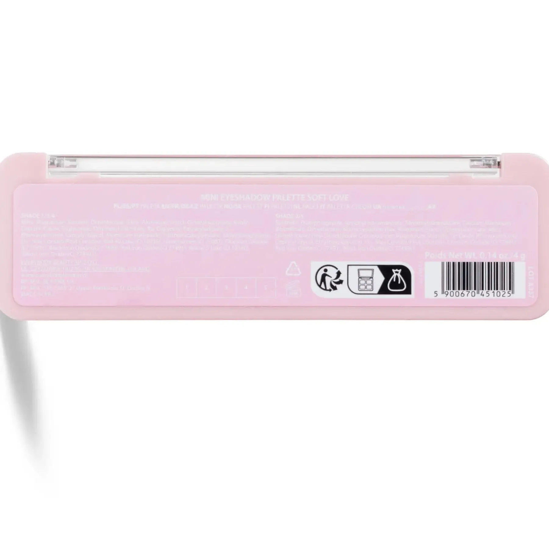 Best X Fluff Mini Eyeshadow Palette Soft Love Lidschatten|Vegane Lidschatten