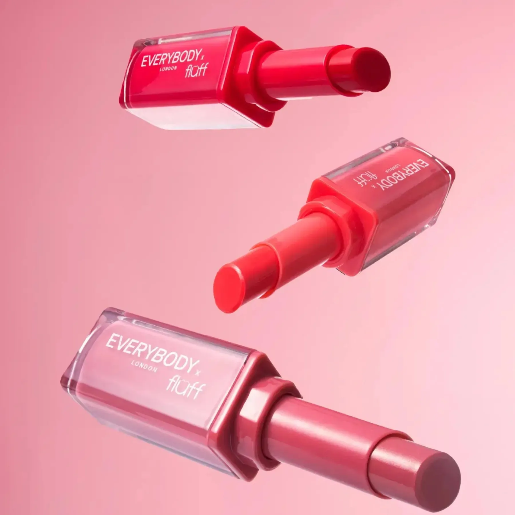 New X Fluff Peptide Plumping Lipstick Strawberry Kiss Lippenstift|Veganer Lip Plumper