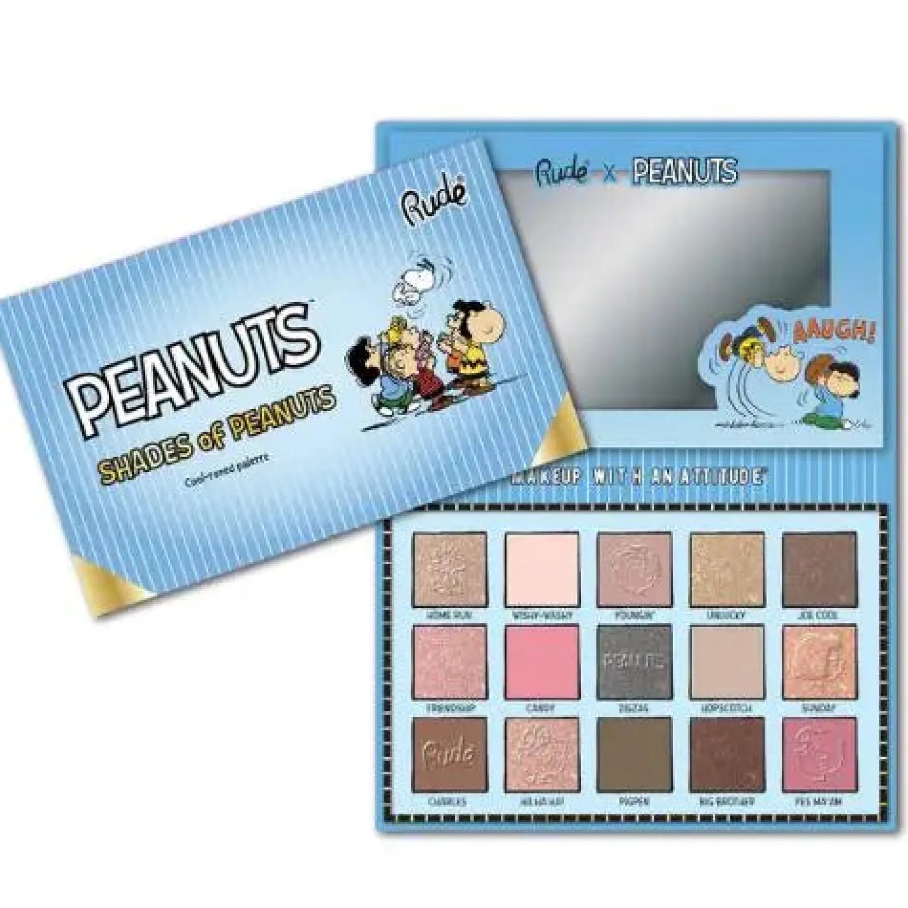 Best x Peanuts Shades of Peanuts Eyeshadow Palette Cool-Toned Lidschatten|Vegane Lidschatten