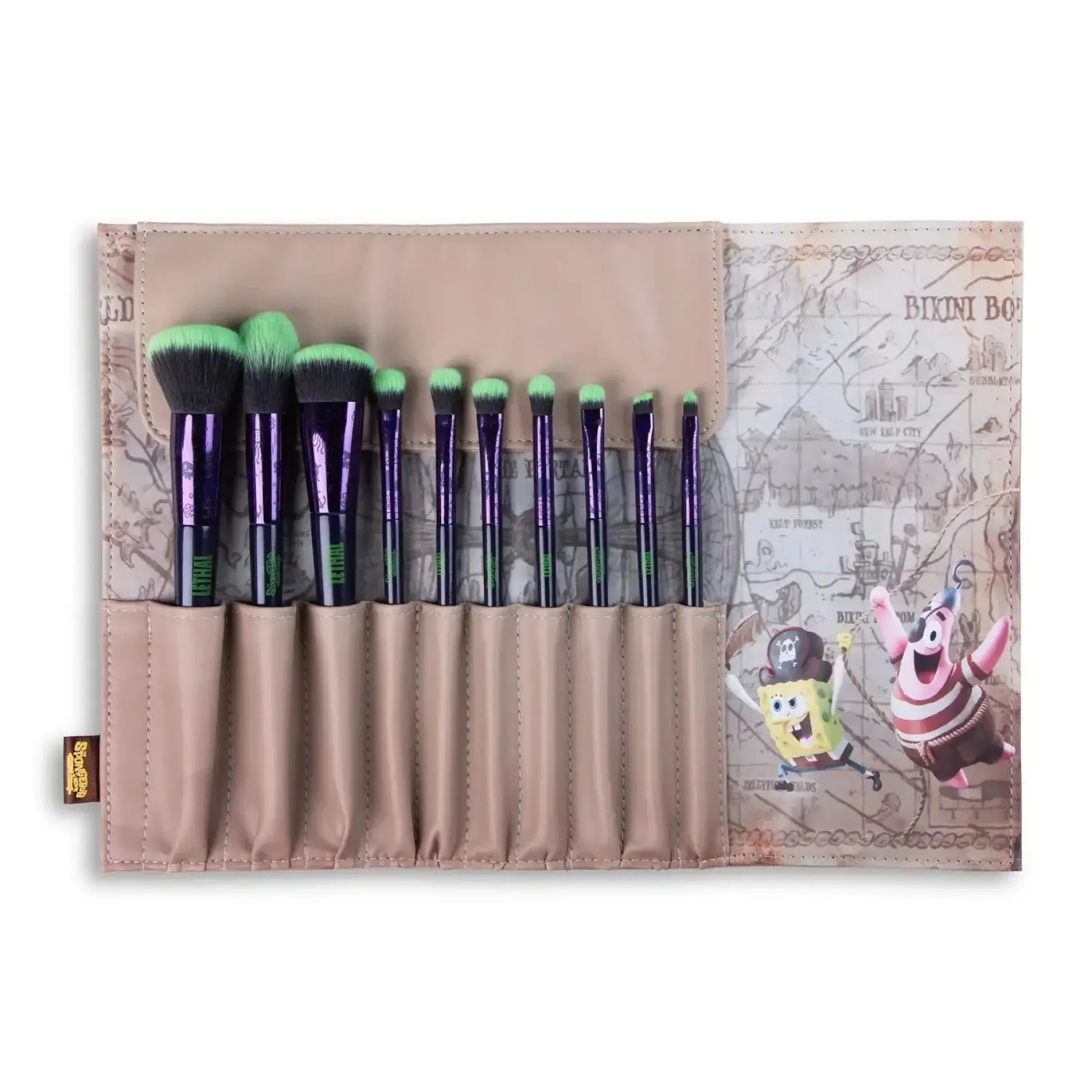Outlet x SpongeBob The Movie Treasure Map Makeup Brush Set Tön Mehr