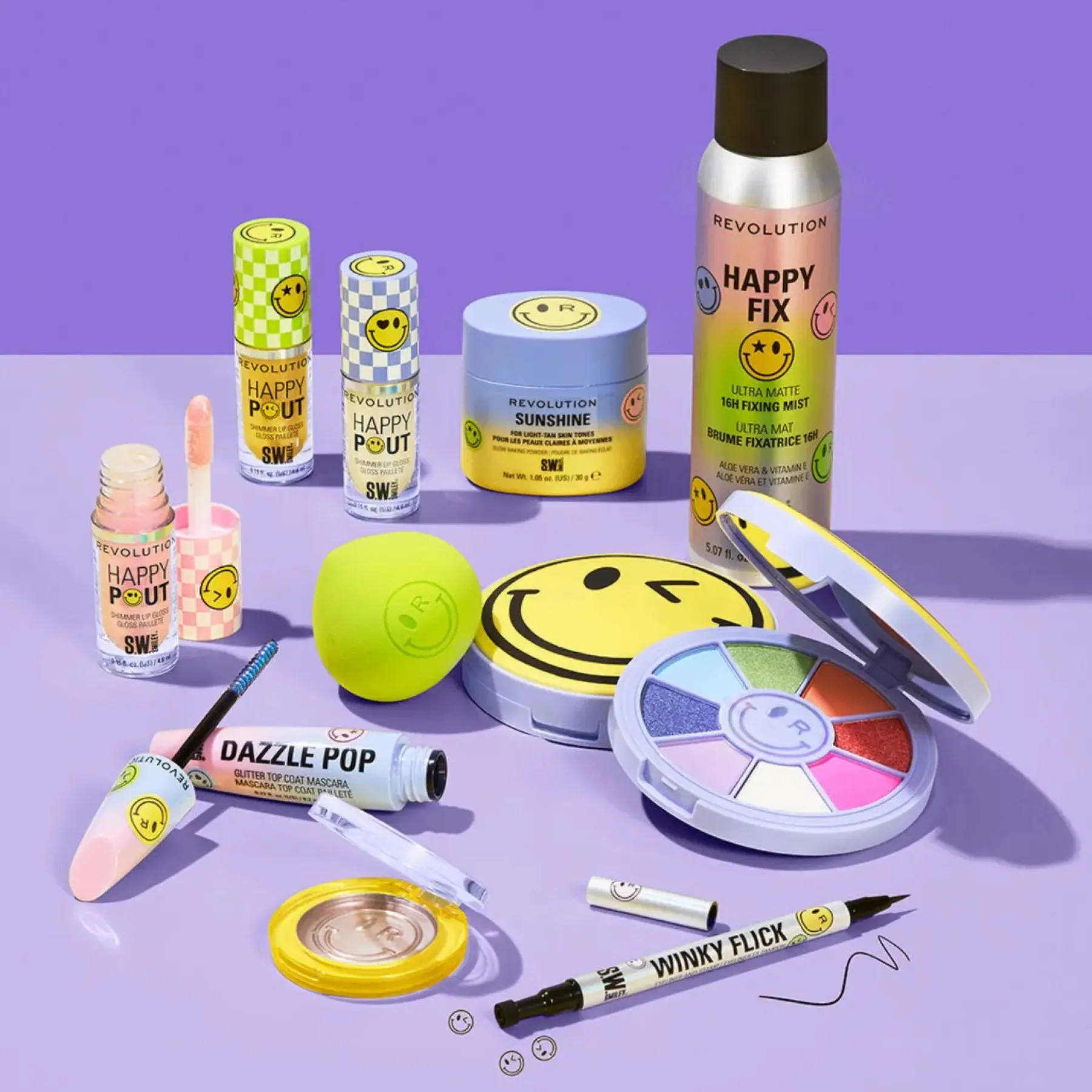 x S.W.Smiley Bouncy Blender Tön Mehr|Make-Up Schwämme