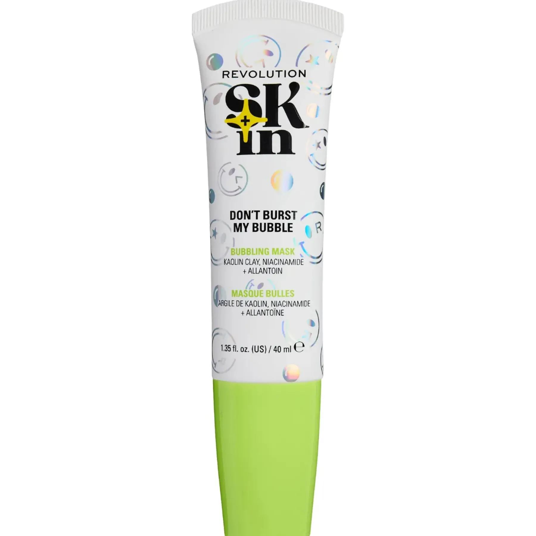 New x S.W.Smiley Don't Burst My Bubble Bubbling Mask Vegan Pflege|Gesichtsmasken