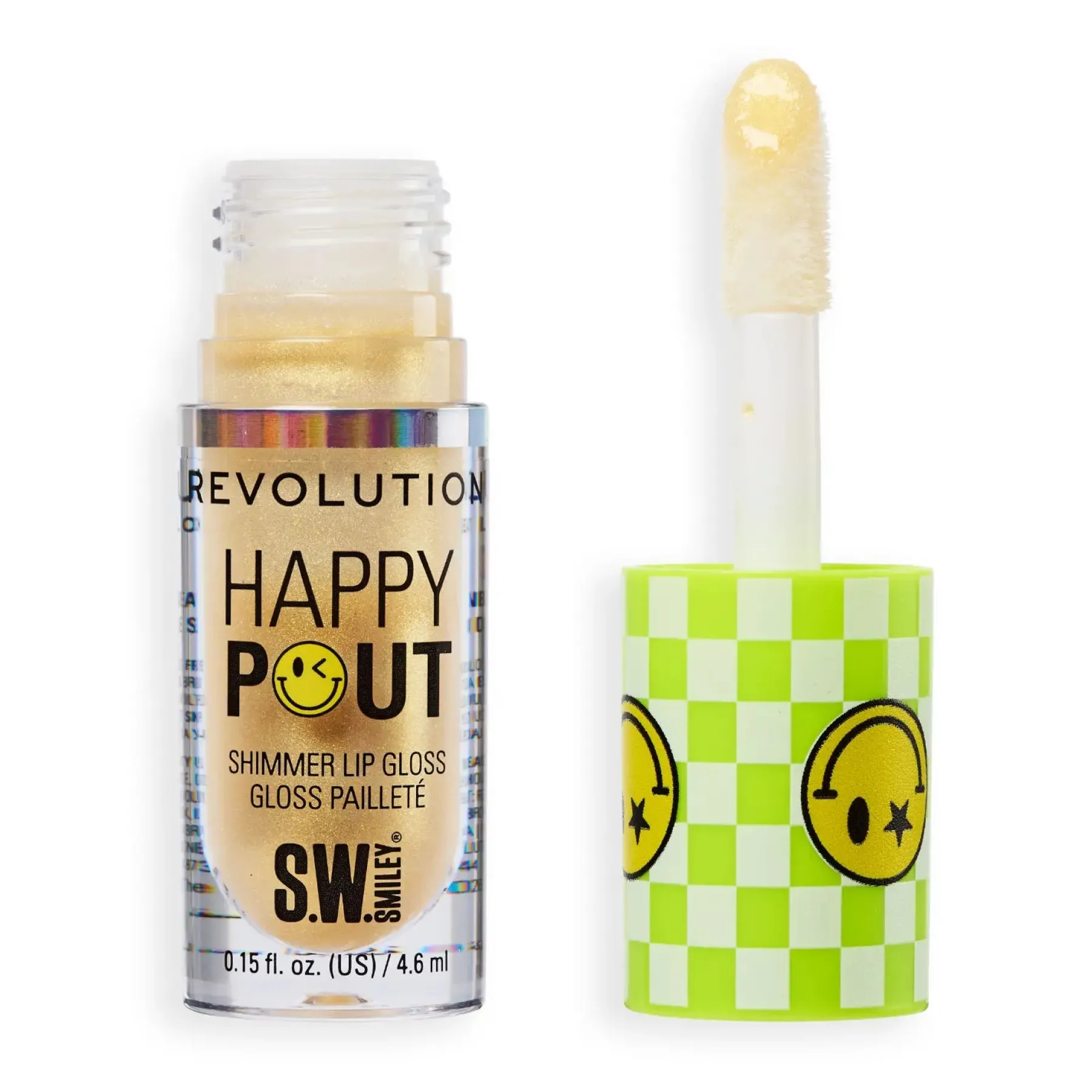 Best x S.W.Smiley Happy Pout Lip Gloss Sunbeam Lipgloss|Veganer Lipgloss