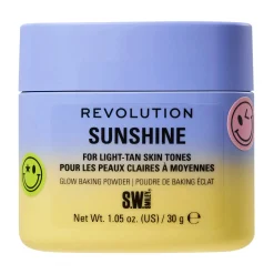 New x S.W.Smiley Sunshine Baking Powder Make-Up Puder|Vegane Makeup Puder