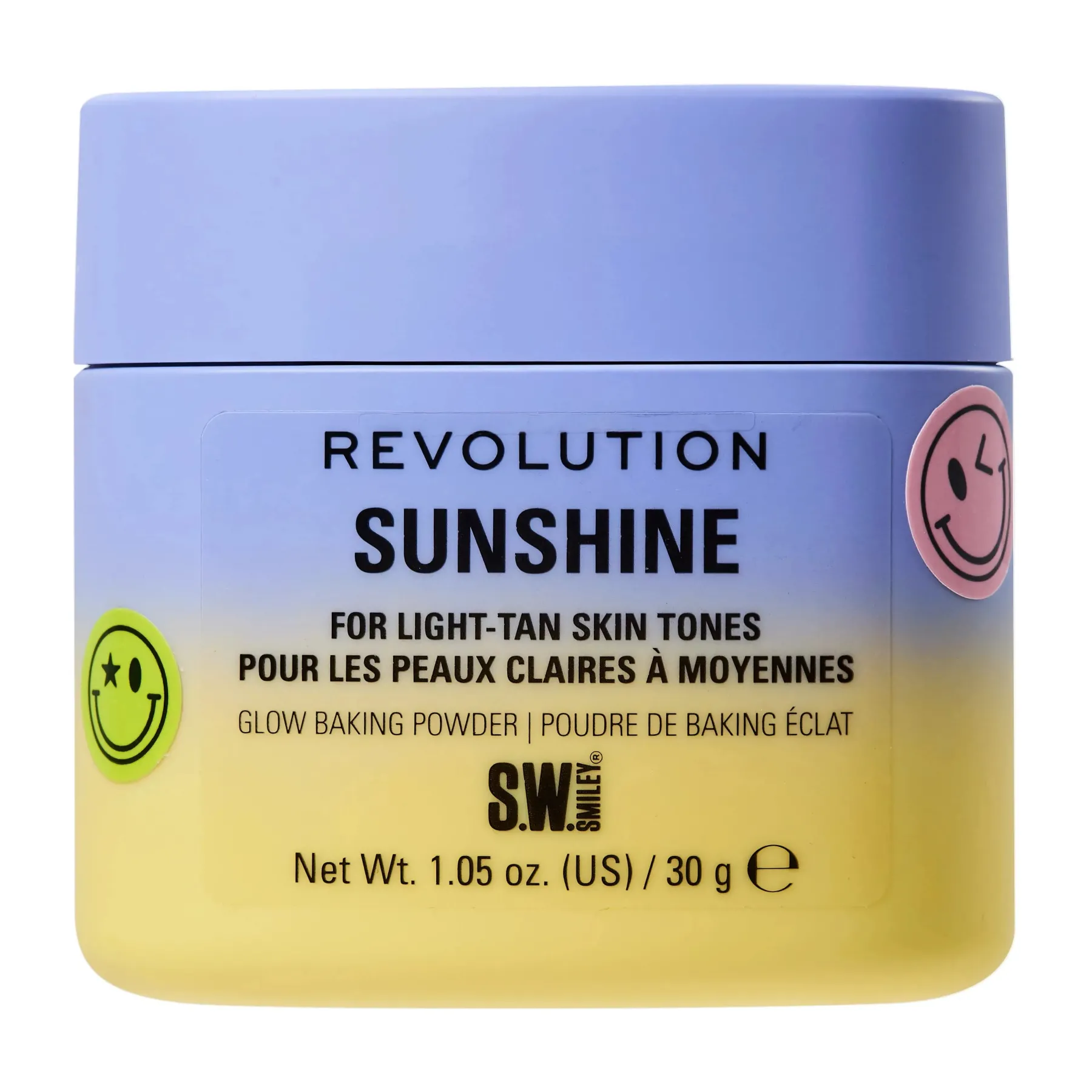 New x S.W.Smiley Sunshine Baking Powder Make-Up Puder|Vegane Makeup Puder