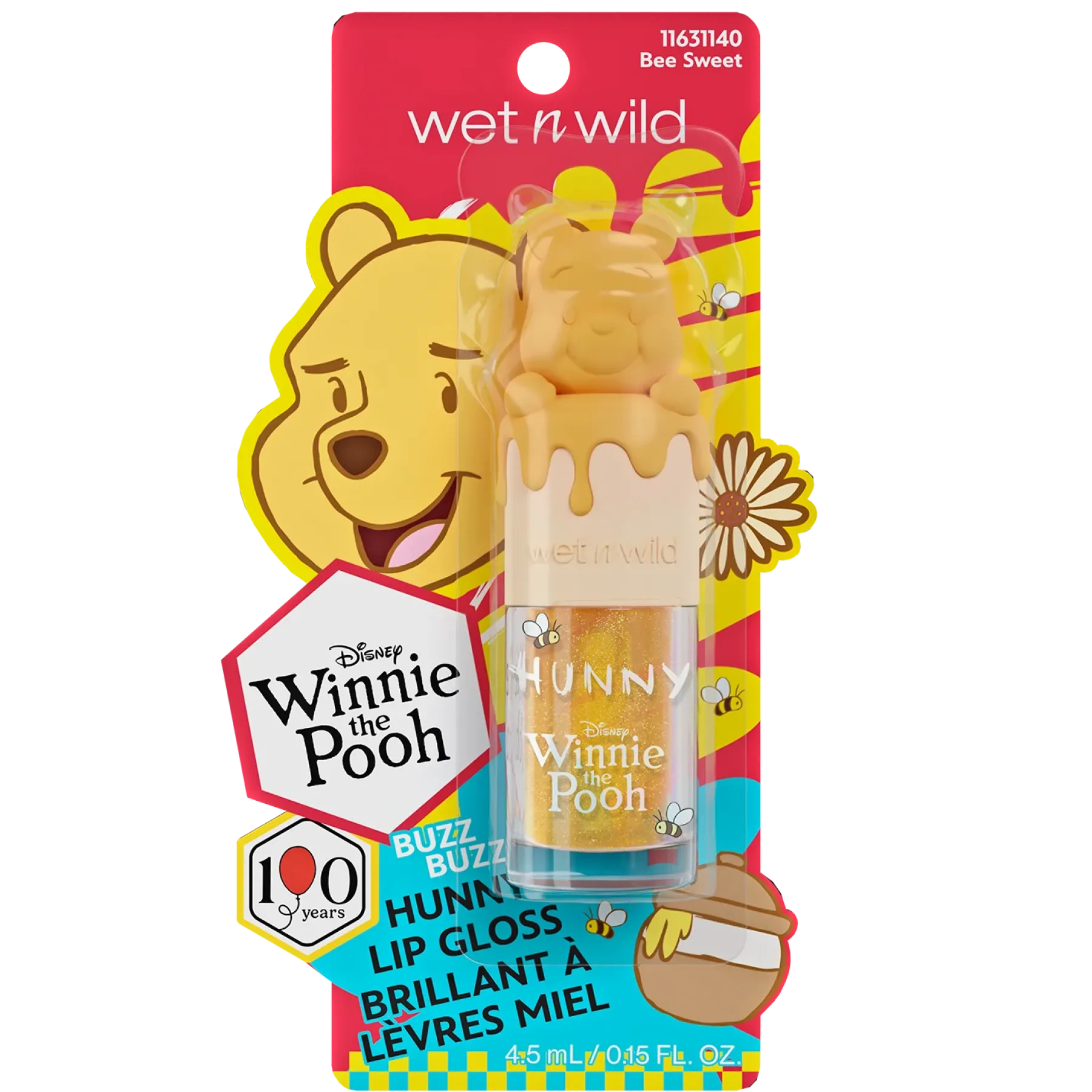 Best x Winnie The Pooh Buzz Buzz Hunny Lip Gloss Bee Sweet Lipgloss|Veganer Lipgloss